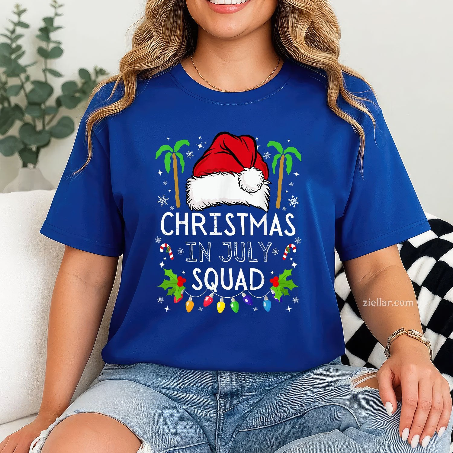 Christmas In July Squad Funny Summer Xmas Men