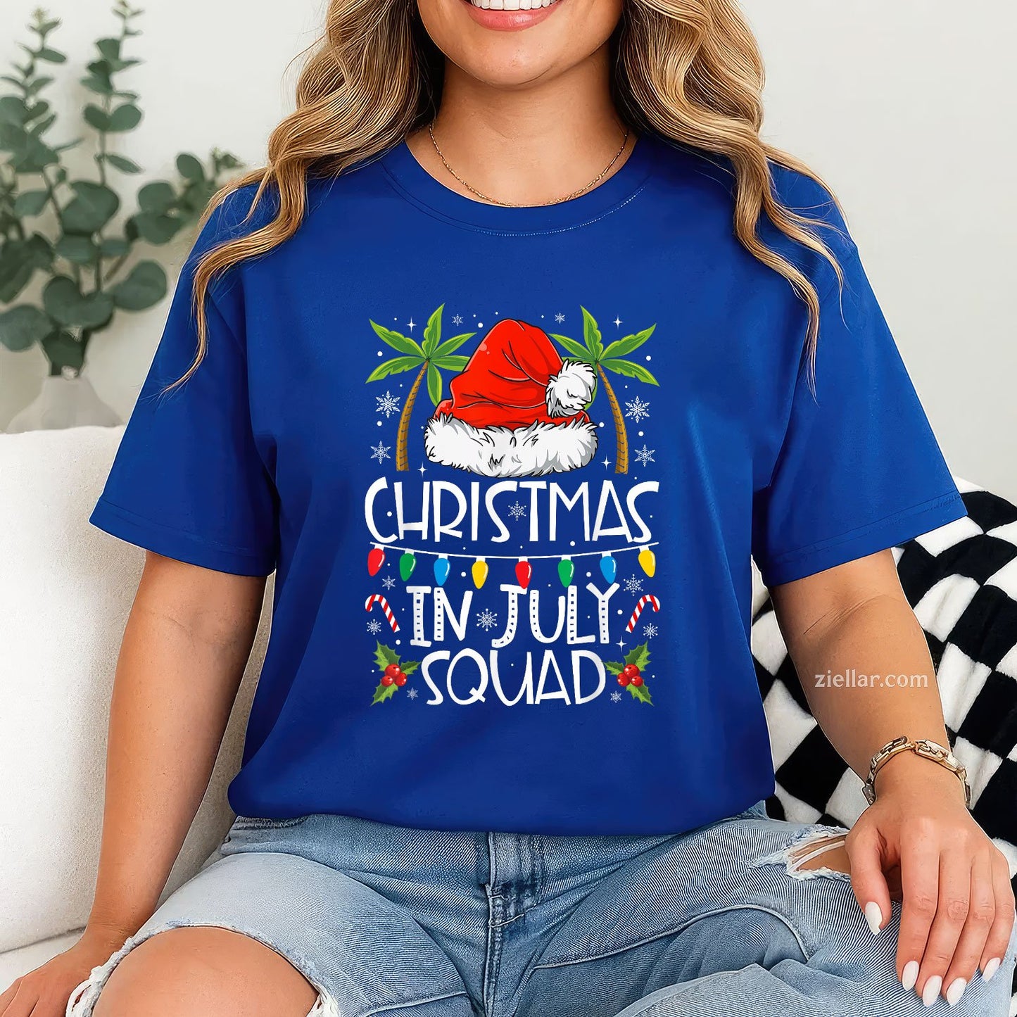 Christmas In July Squad Funny Summer Xmas Men Women TShirt