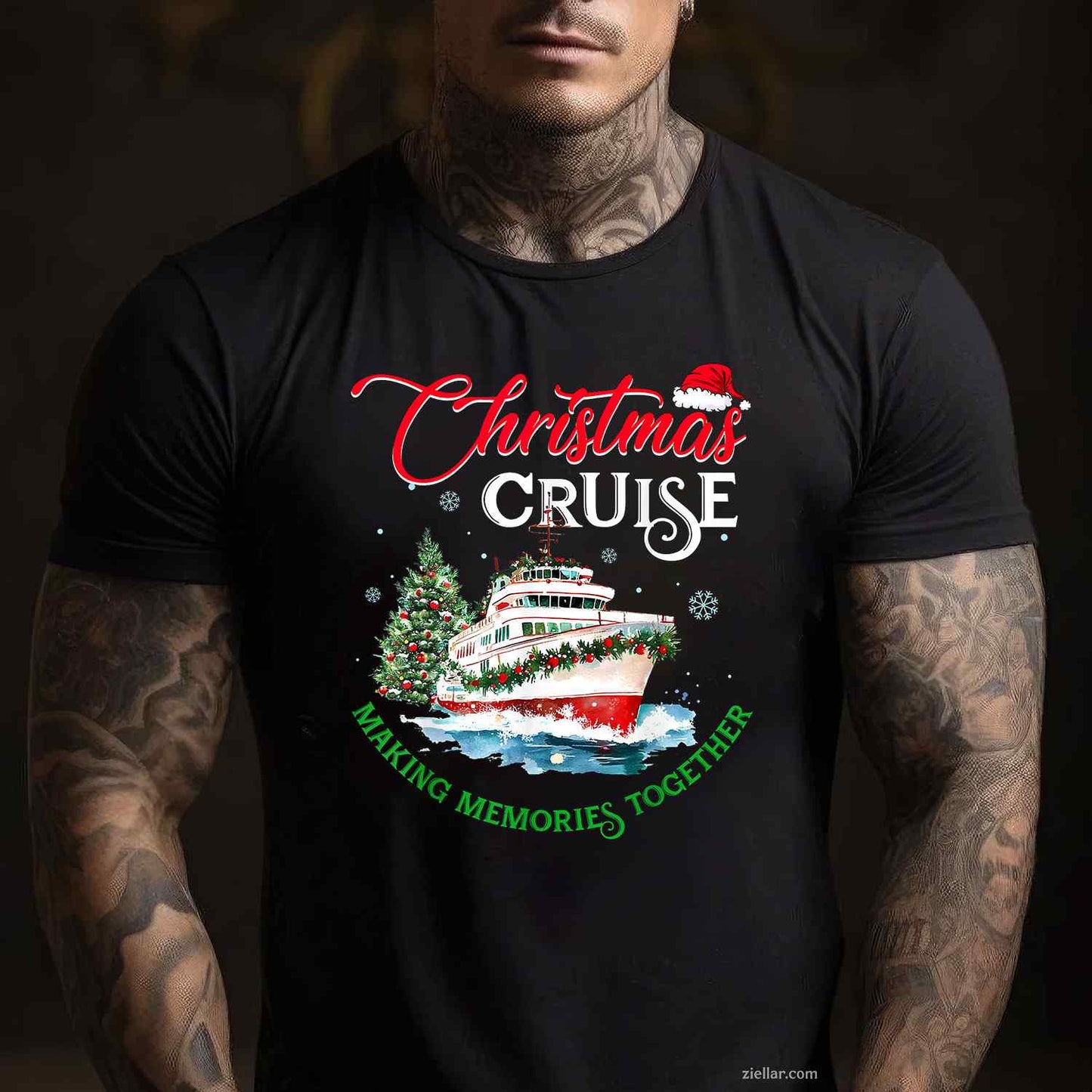 Christmas Cruise Squad Making Memories Together Family Trip T-Shirt, A Family Trip Christmas Cruise Squad Tee