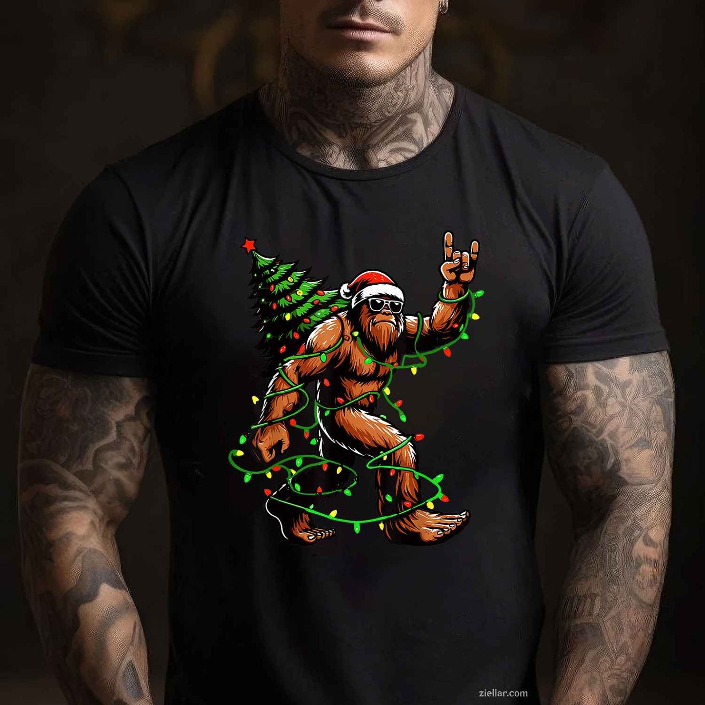 Christmas Cousin Crew Santa Hat Men Women T-Shirt, A Funny Christmas Cousin Crew Holiday Tee