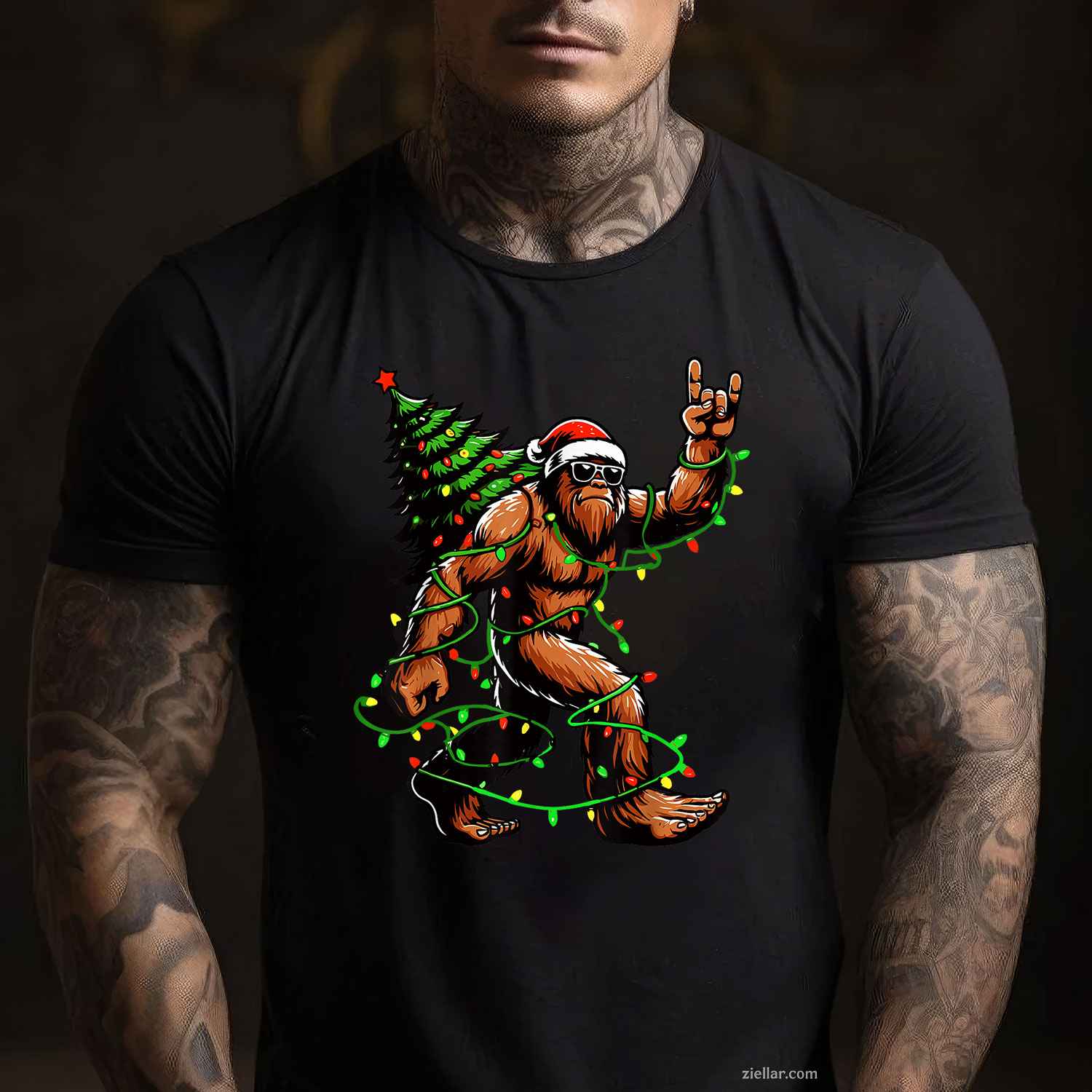 Christmas Cousin Crew Santa Hat Men Women T-Shirt, A Funny Christmas Cousin Crew Holiday Tee