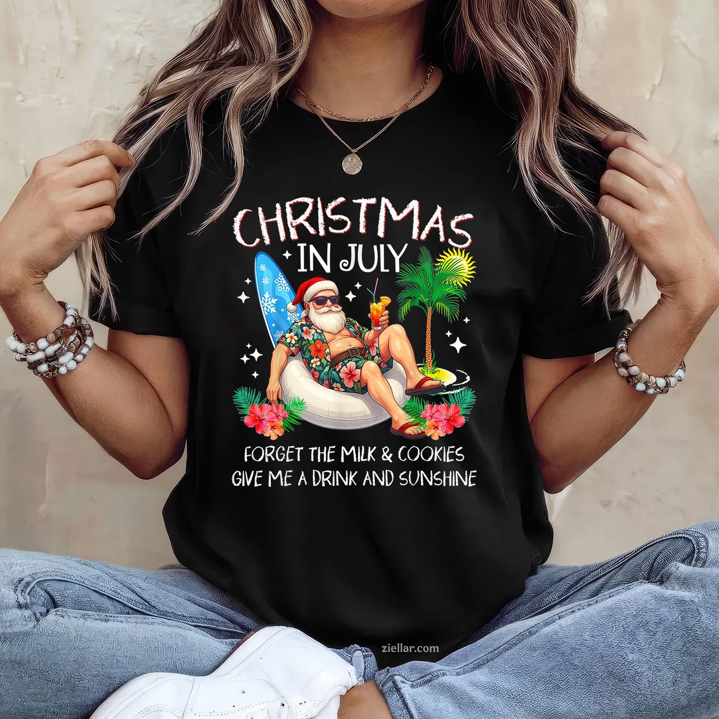 Christmas In July Palm Tree