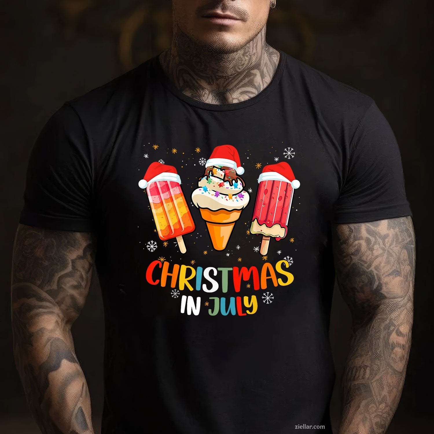Christmas In July Popsicles Ice Cream Women Men