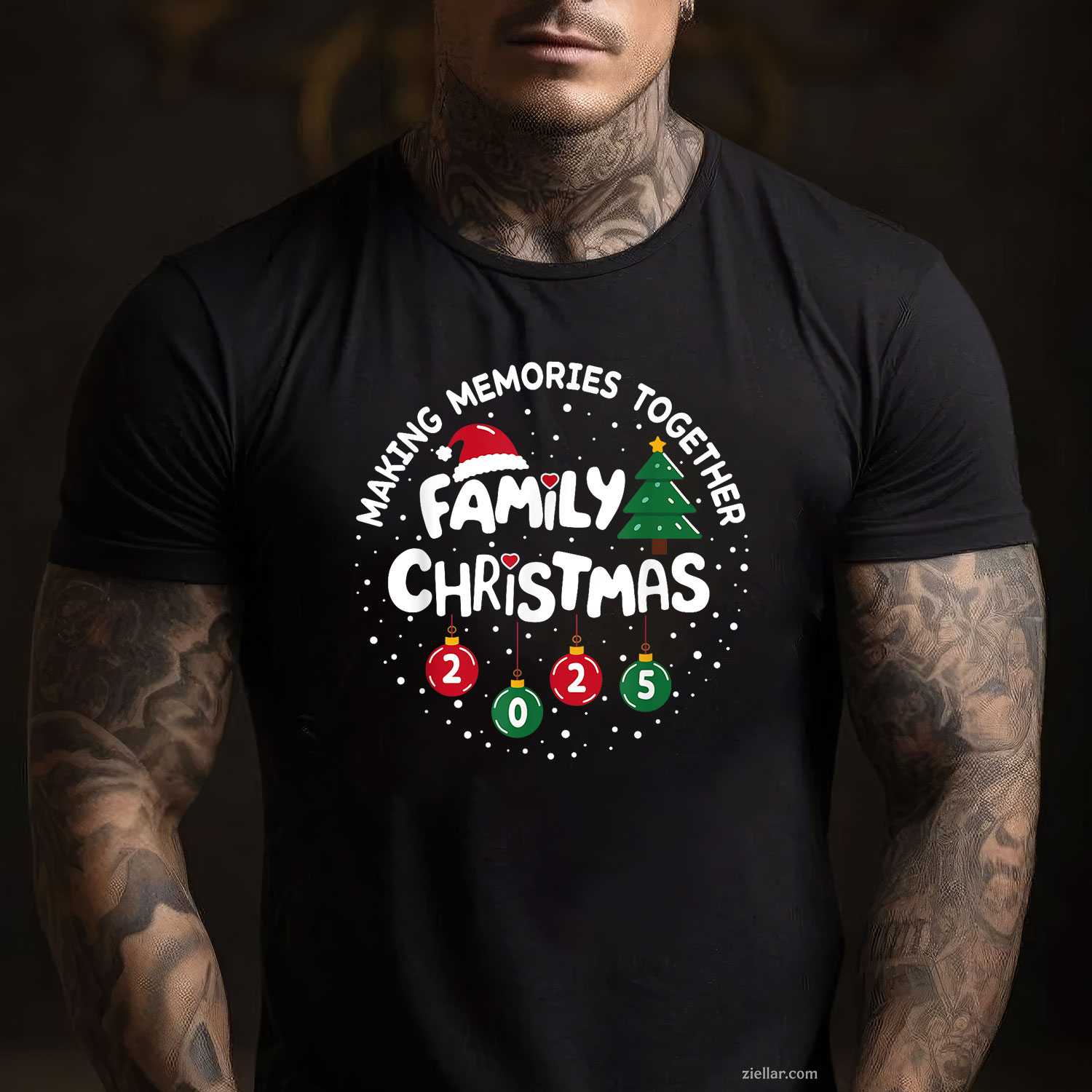 Christmas In August Santa In Summer Vacation T-Shirt, A Summer Vacation Santa Holiday Tee