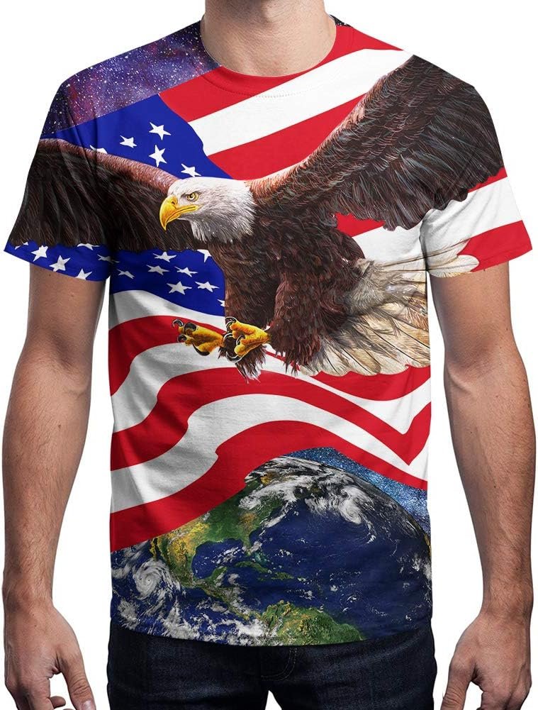 Colorful Art Graphic Tee for All Genders, Neemanndy 3D T-Shirt with Unique Print for Adults and Teens