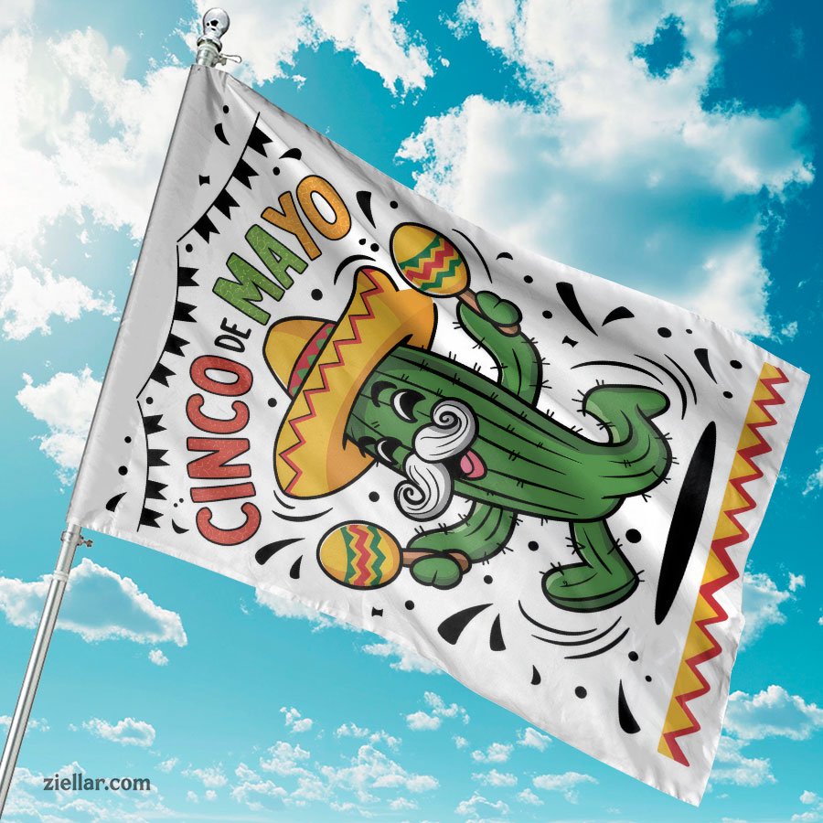 Colorful Cinco de Mayo Cactus Character Fiesta Celebration Mexican Party Decor