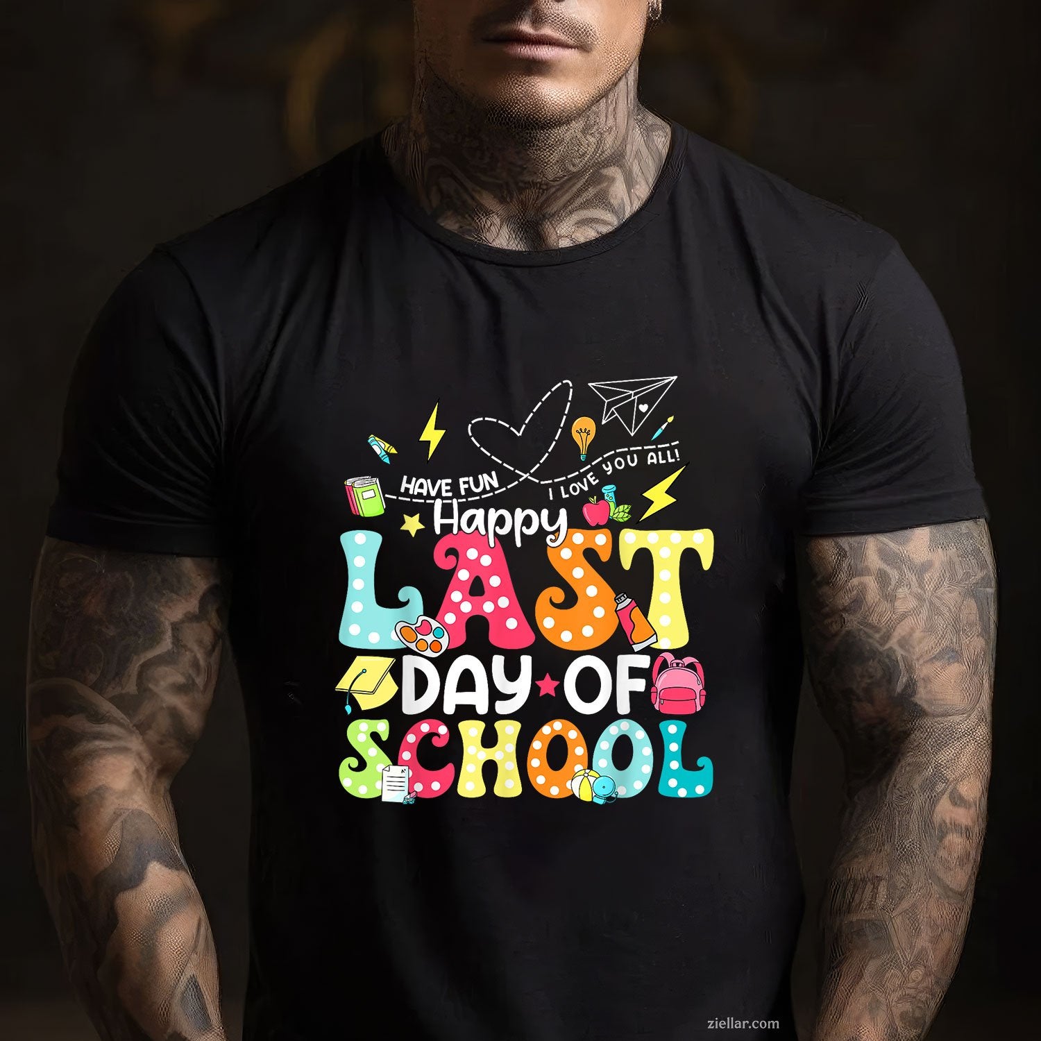 Cute End of School Appreciation Tee and T-Shirt, Graphic T-Shirt Gift for Educators