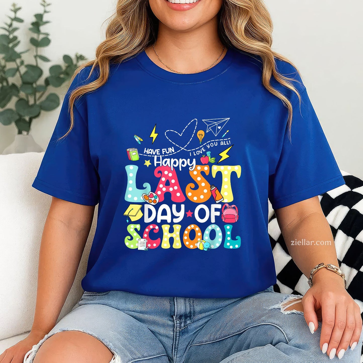 Cute End of School Appreciation Tee and T-Shirt, Graphic T-Shirt Gift for Educators