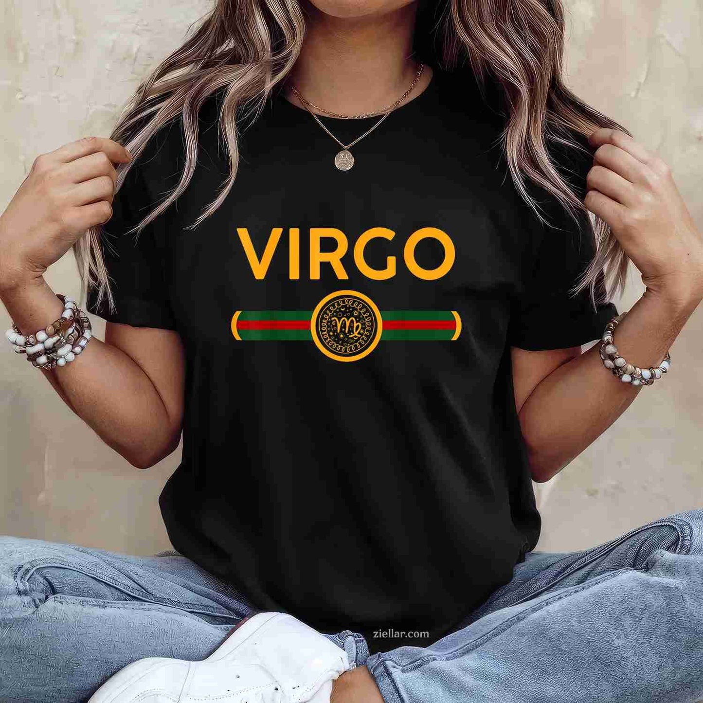 Cute Zodiac Birthday Virgo Girl August or September Women T-Shirt Tee