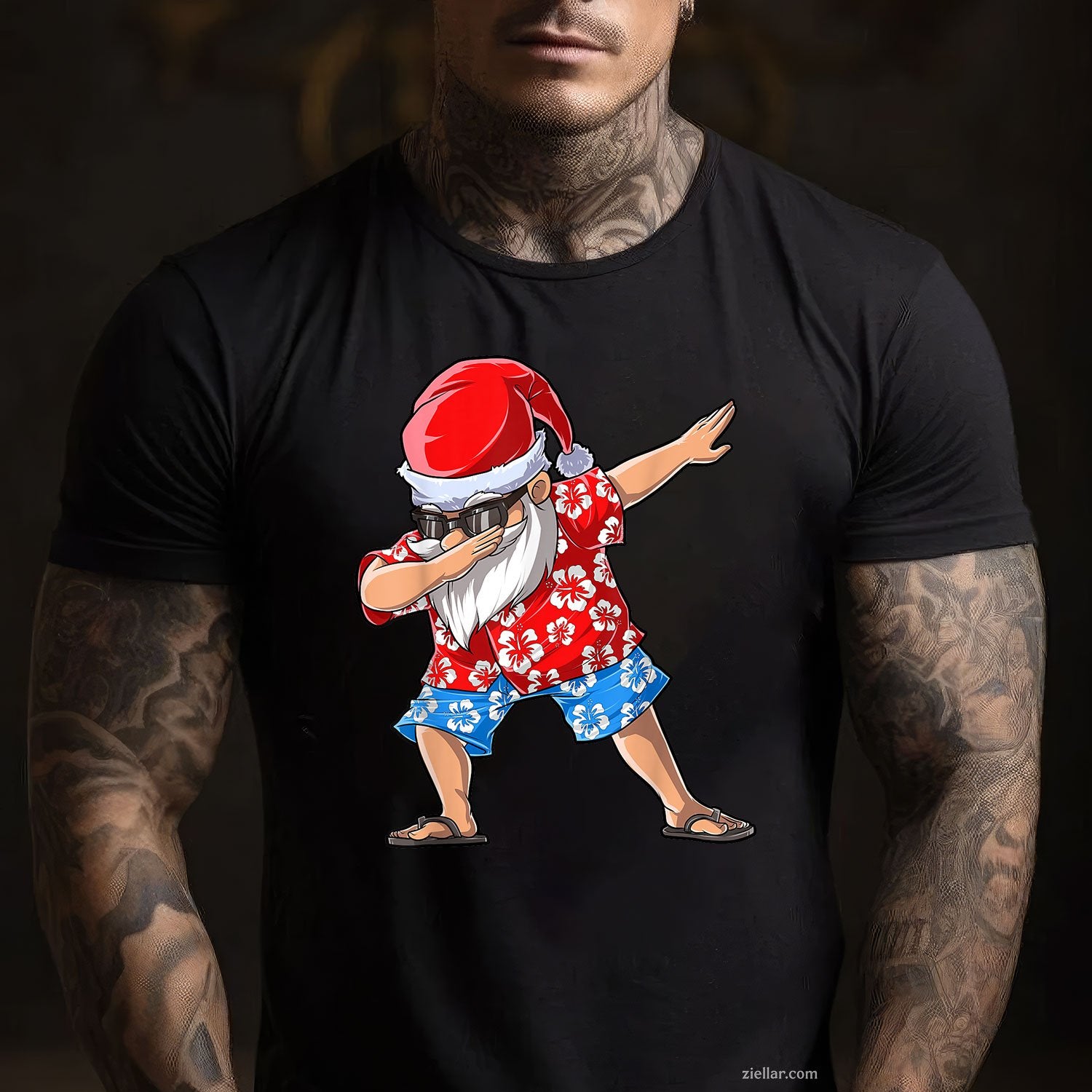 Dabbing Santa Christmas in