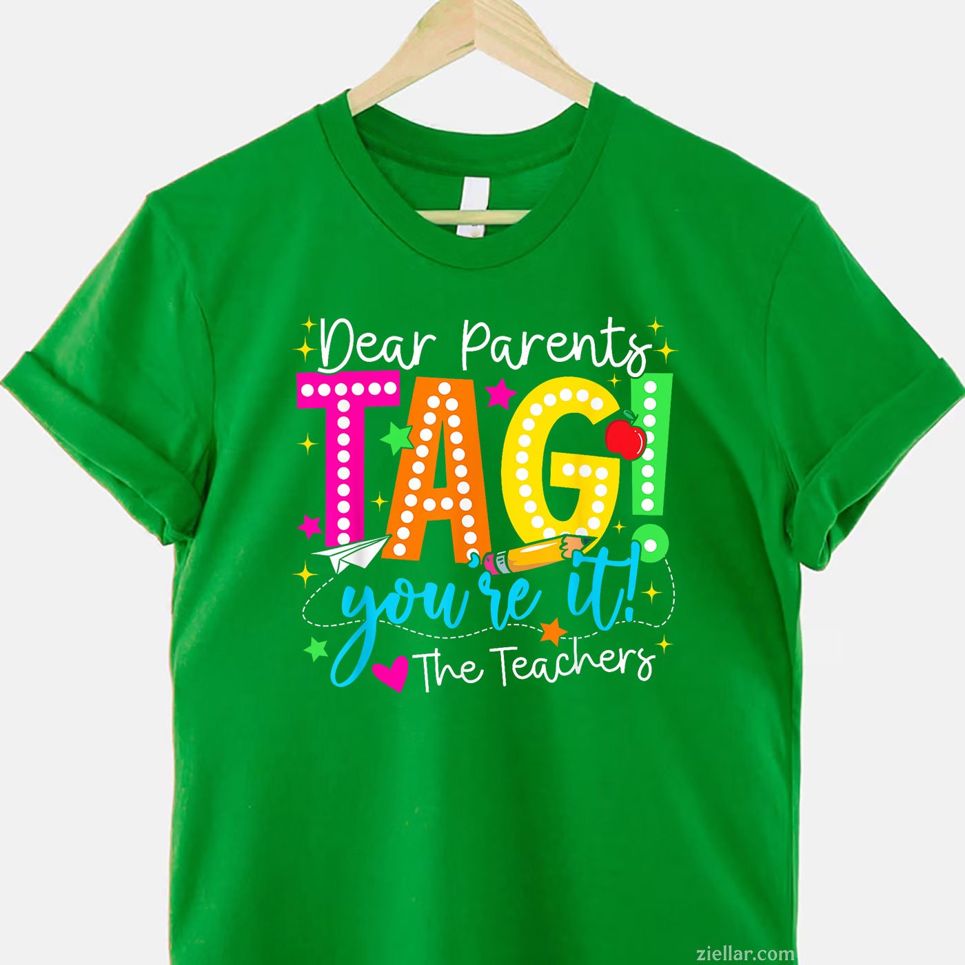 Dear Parents I’m Out Tee and T-Shirt, Teachers Last Day of School T-Shirt Gift for Women Adults