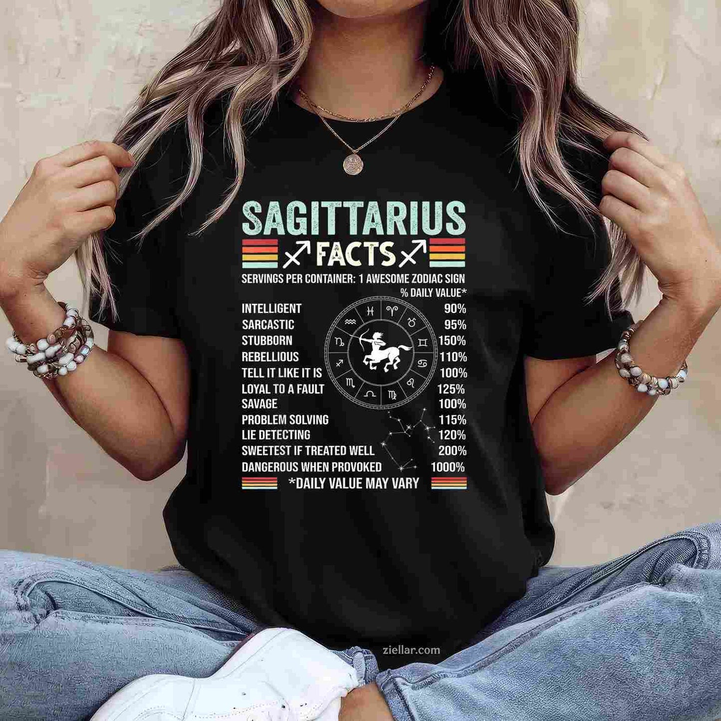 December Birthday Funny Sagittarius Zodiac Sign T-Shirt_ Cool Astrology Tee, A Great Gift For Men And Women