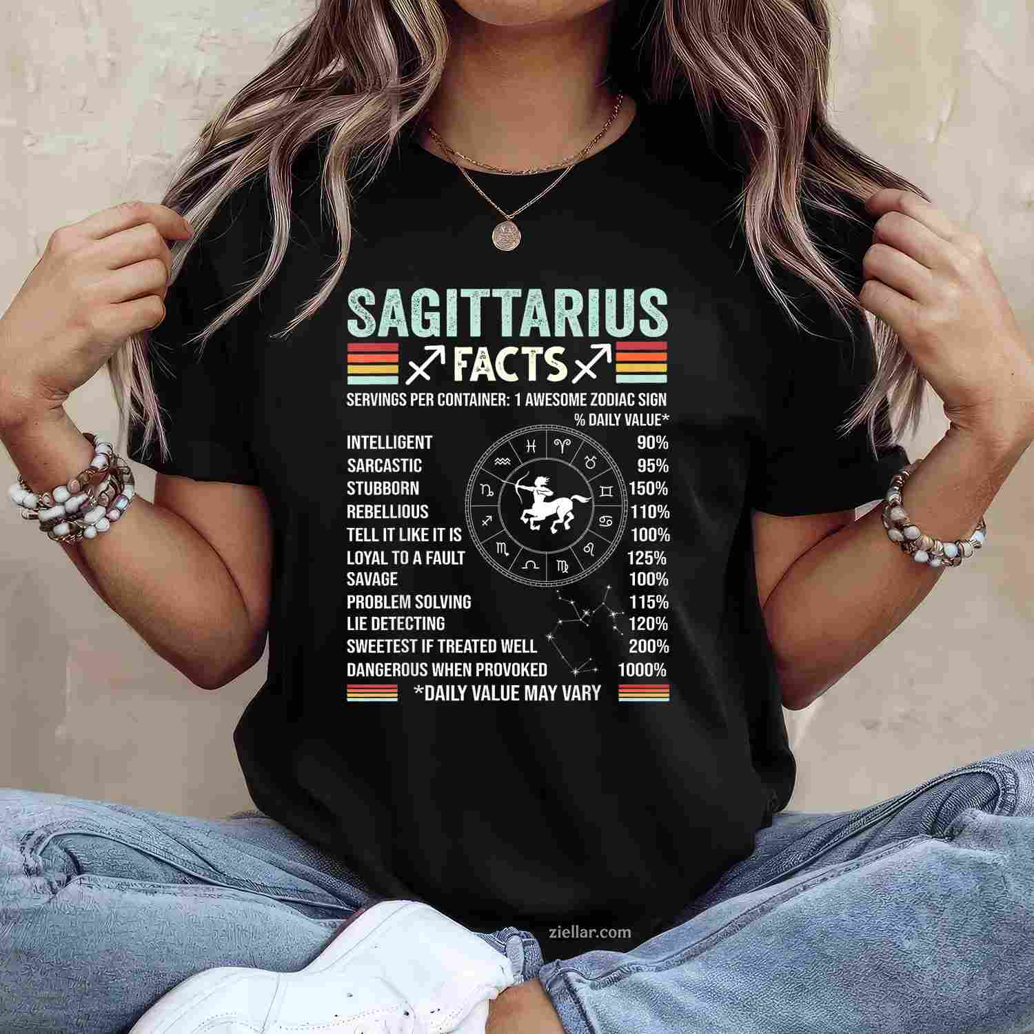 December Birthday Funny Sagittarius Zodiac Sign T-Shirt_ Cool Astrology Tee, A Great Gift For Men And Women