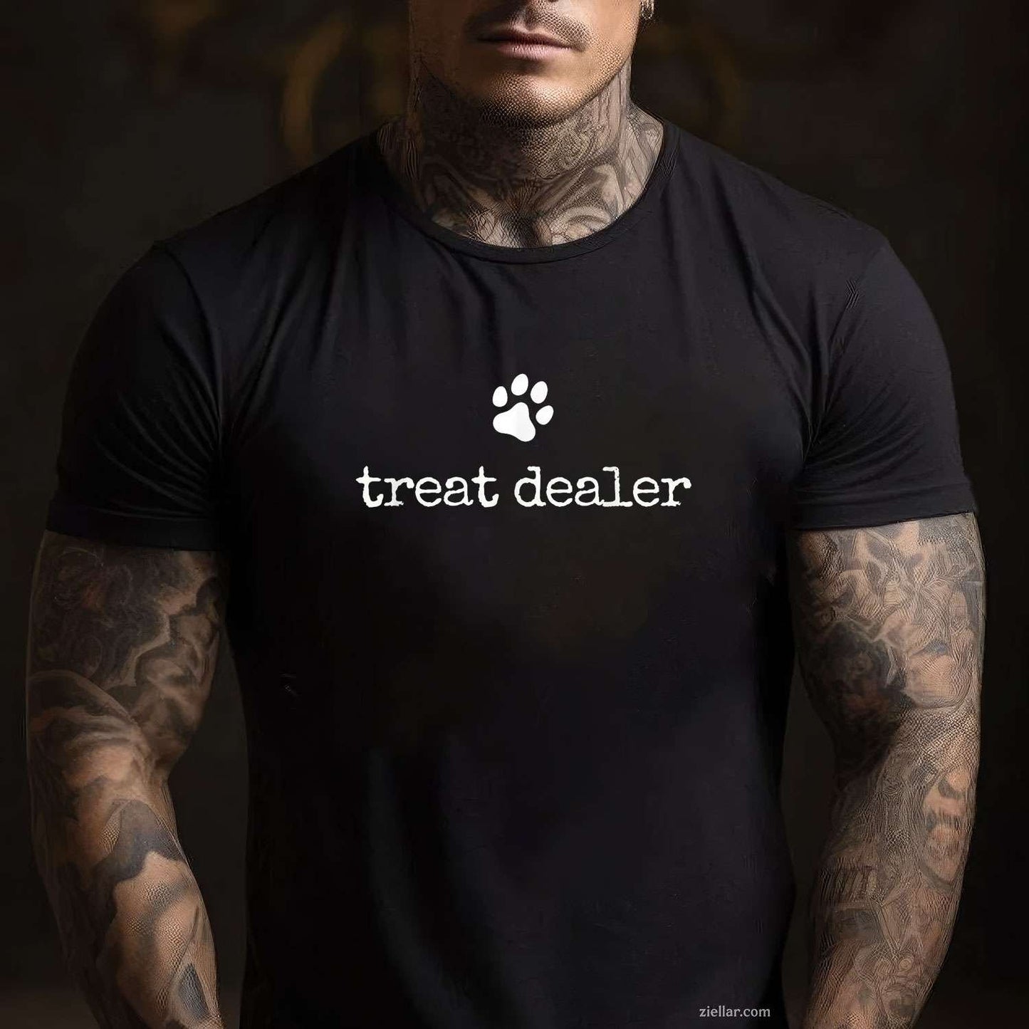 Dog Treat Dealer Funny Humor T-Shirt, Dog Owner Dog Treats Dog Lover Vintage Graphic Tee