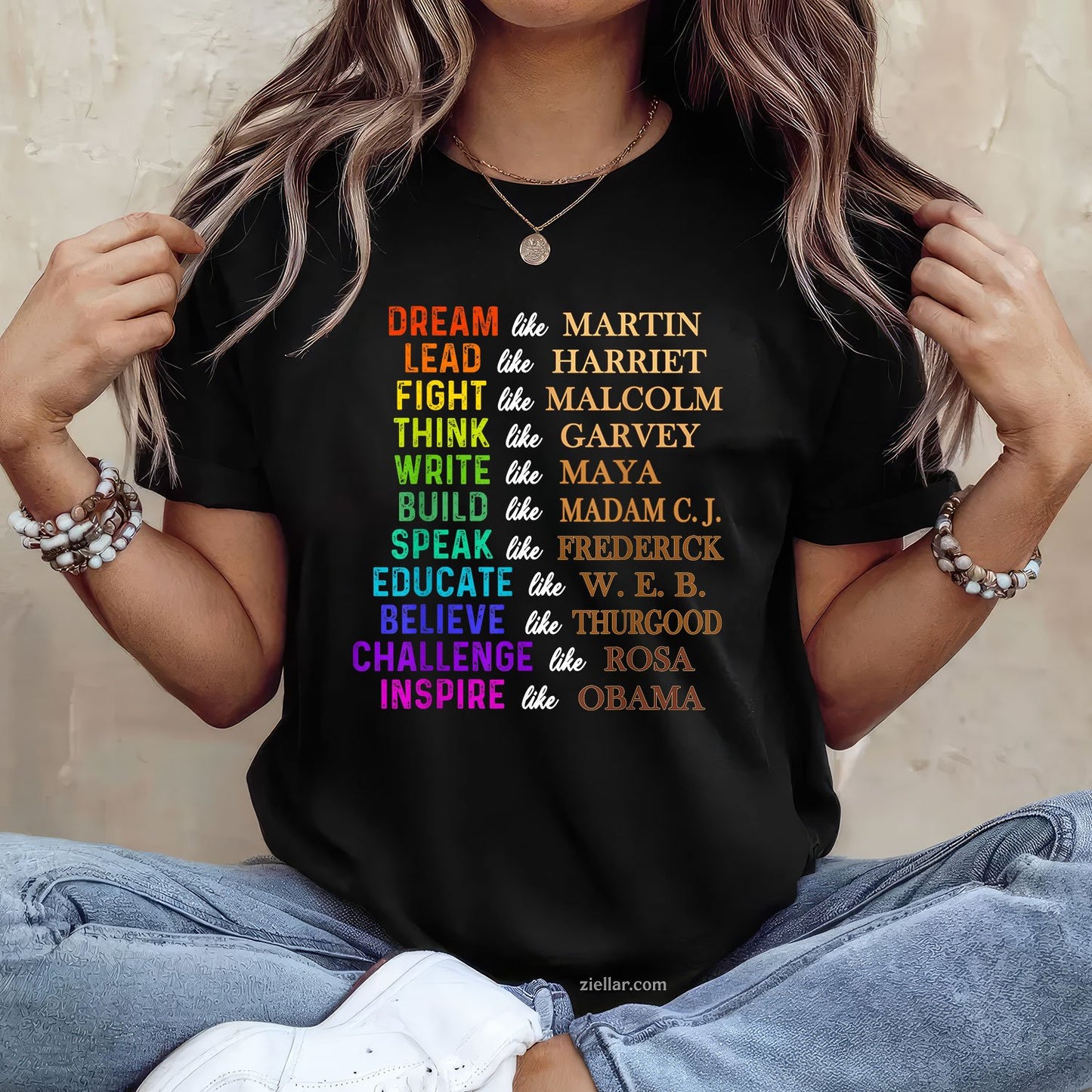 Dream Like Martin Lead Harriet The Juneteenth 1865 TShirt