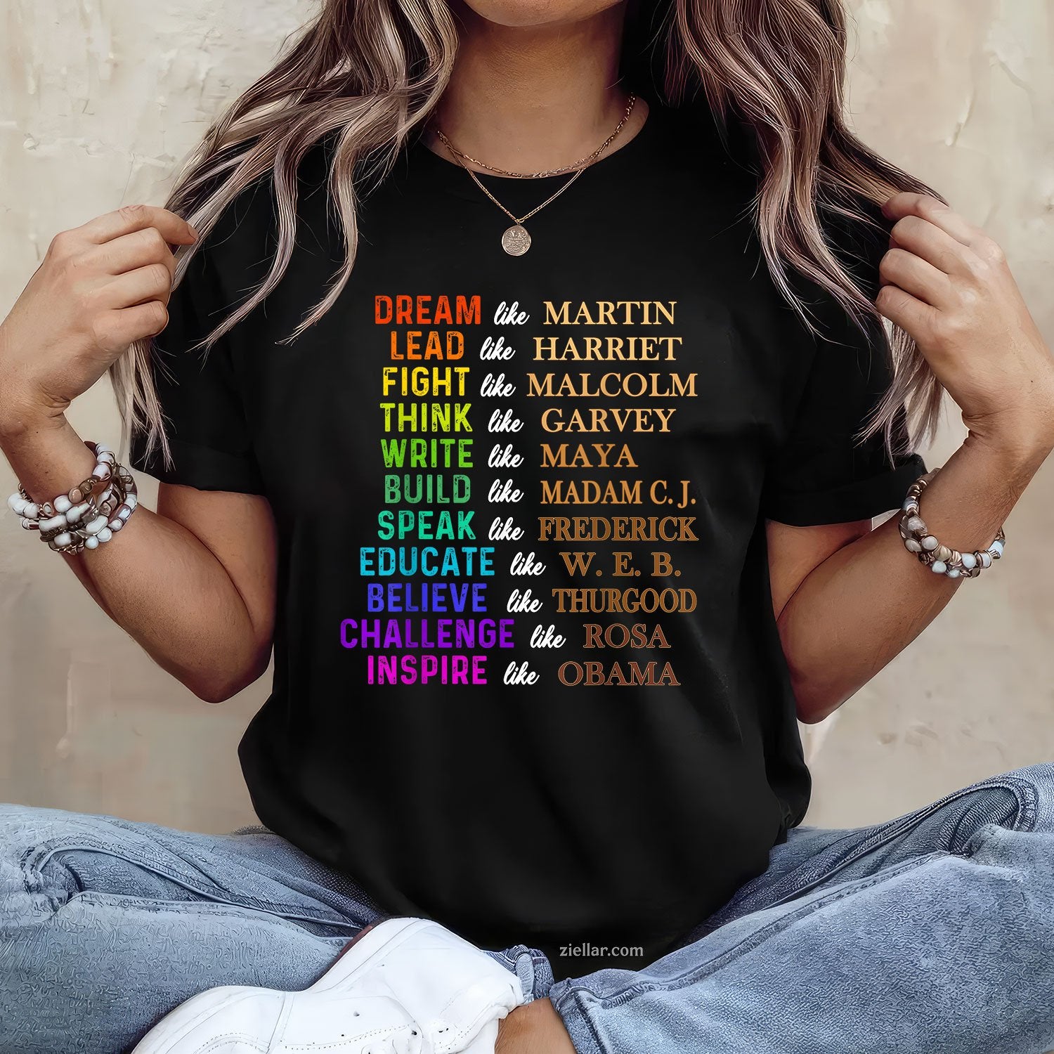 Dream Like Martin Lead Harriet The Juneteenth 1865 TShirt