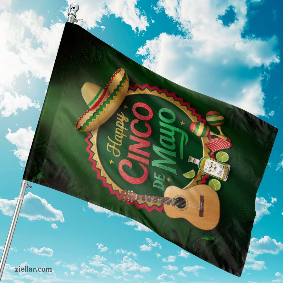 Elegant and Festive Cinco de Mayo Poster Ideal for Party and Home Decor