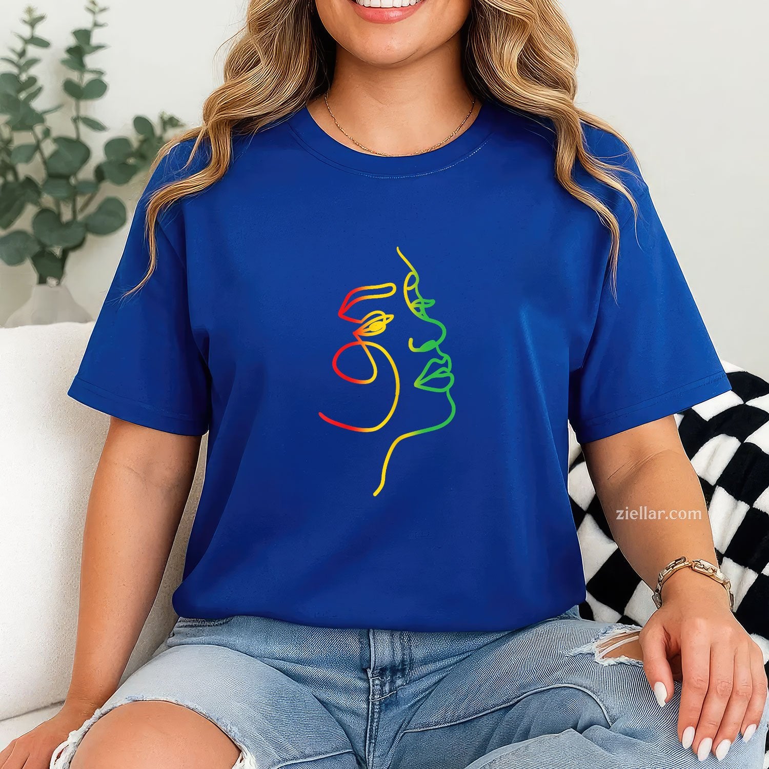 Face Abstract Juneteenth Art Back History Women