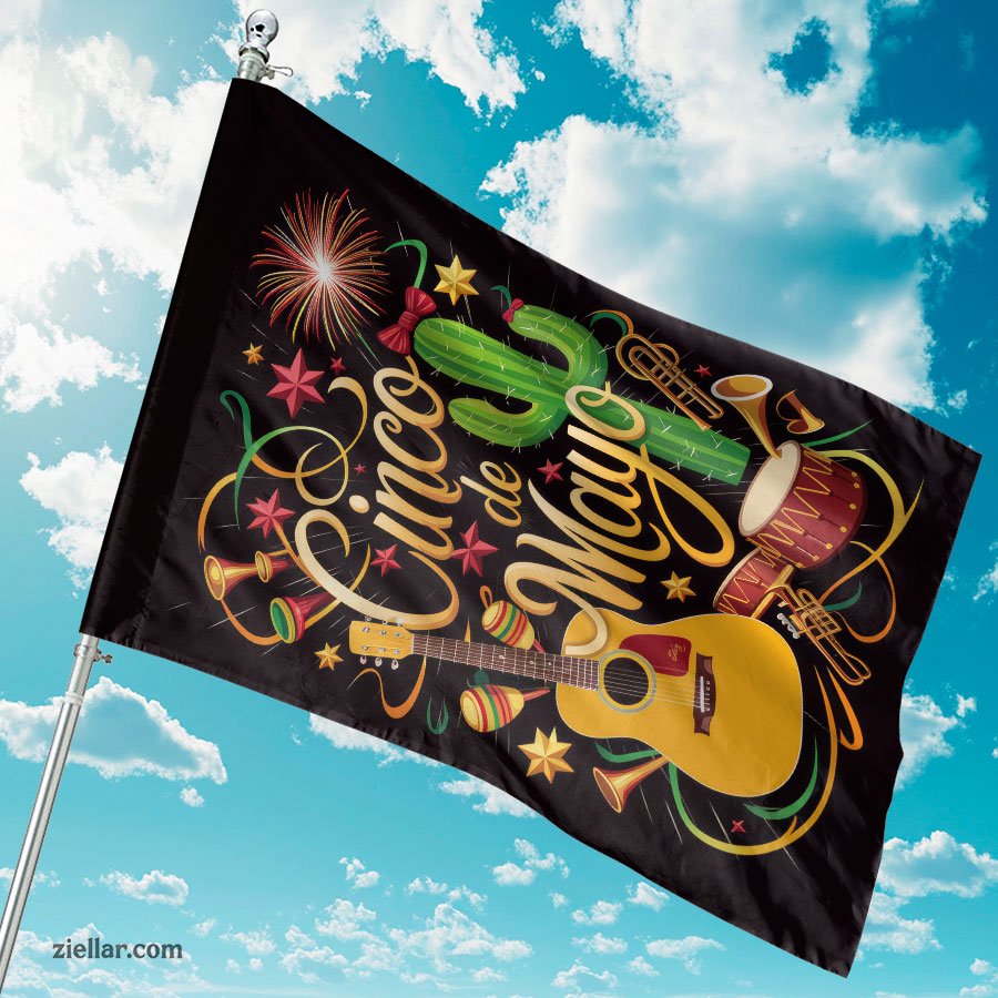 Festive Cinco de Mayo Celebration Decor Colorful Mexican Party Holiday Theme