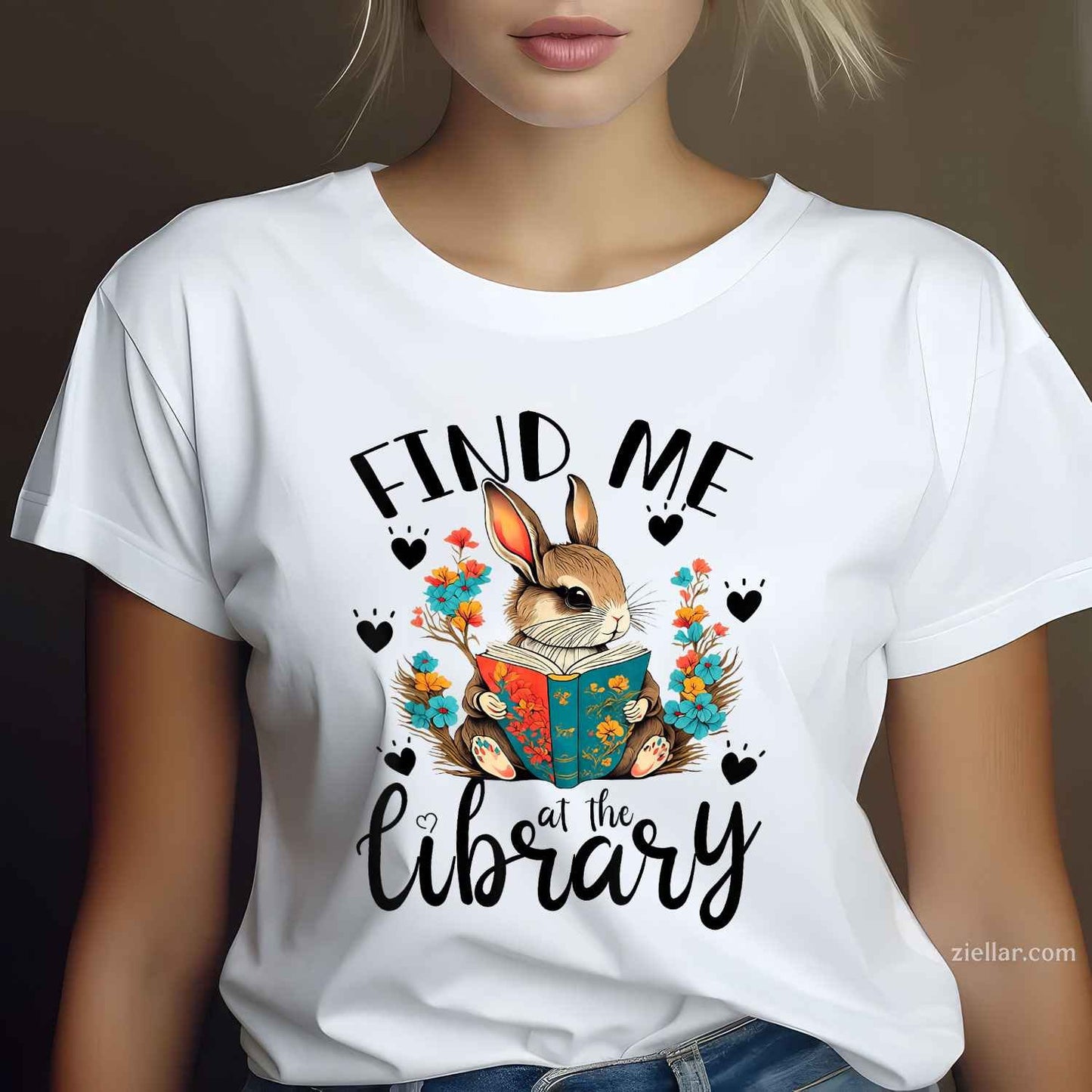 Find Me At The Library Lover Book T-Shirt, Vintage Graphic Tee For School Librarian, Reading Adults