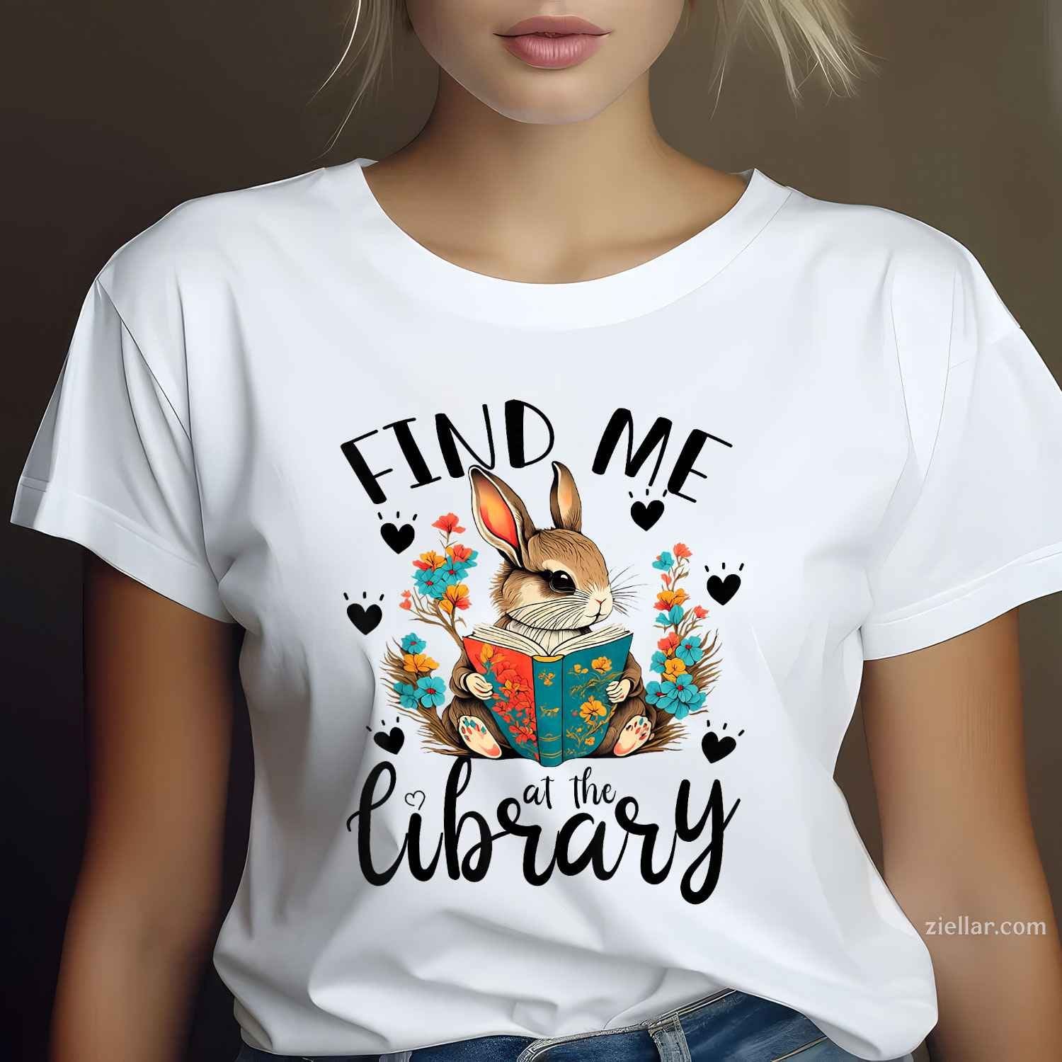Find Me At The Library Lover Book T-Shirt, Vintage Graphic Tee For School Librarian, Reading Adults