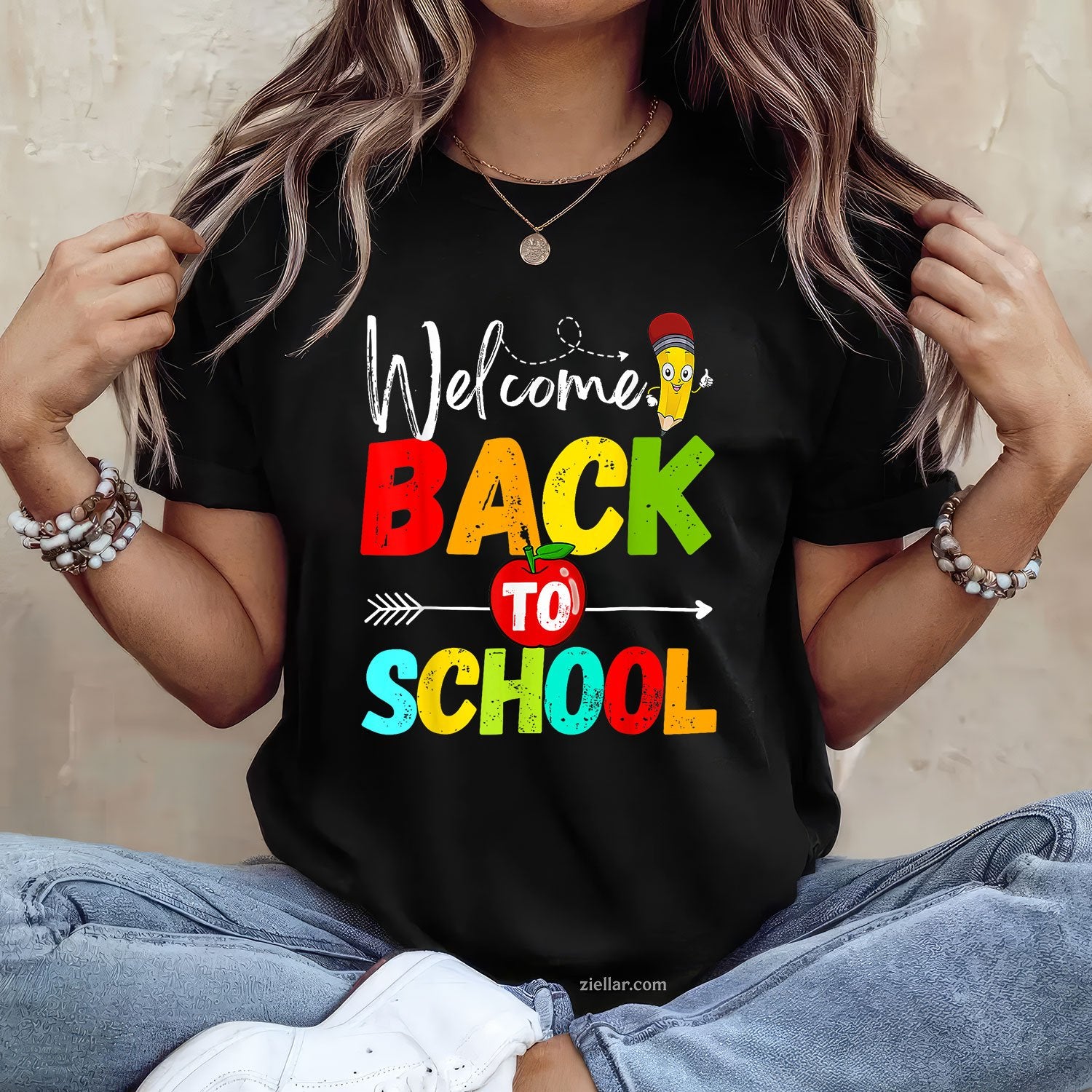 First Day of School Tee and T-Shirt, Teachers and Students Matching T-Shirt Gift for Adults