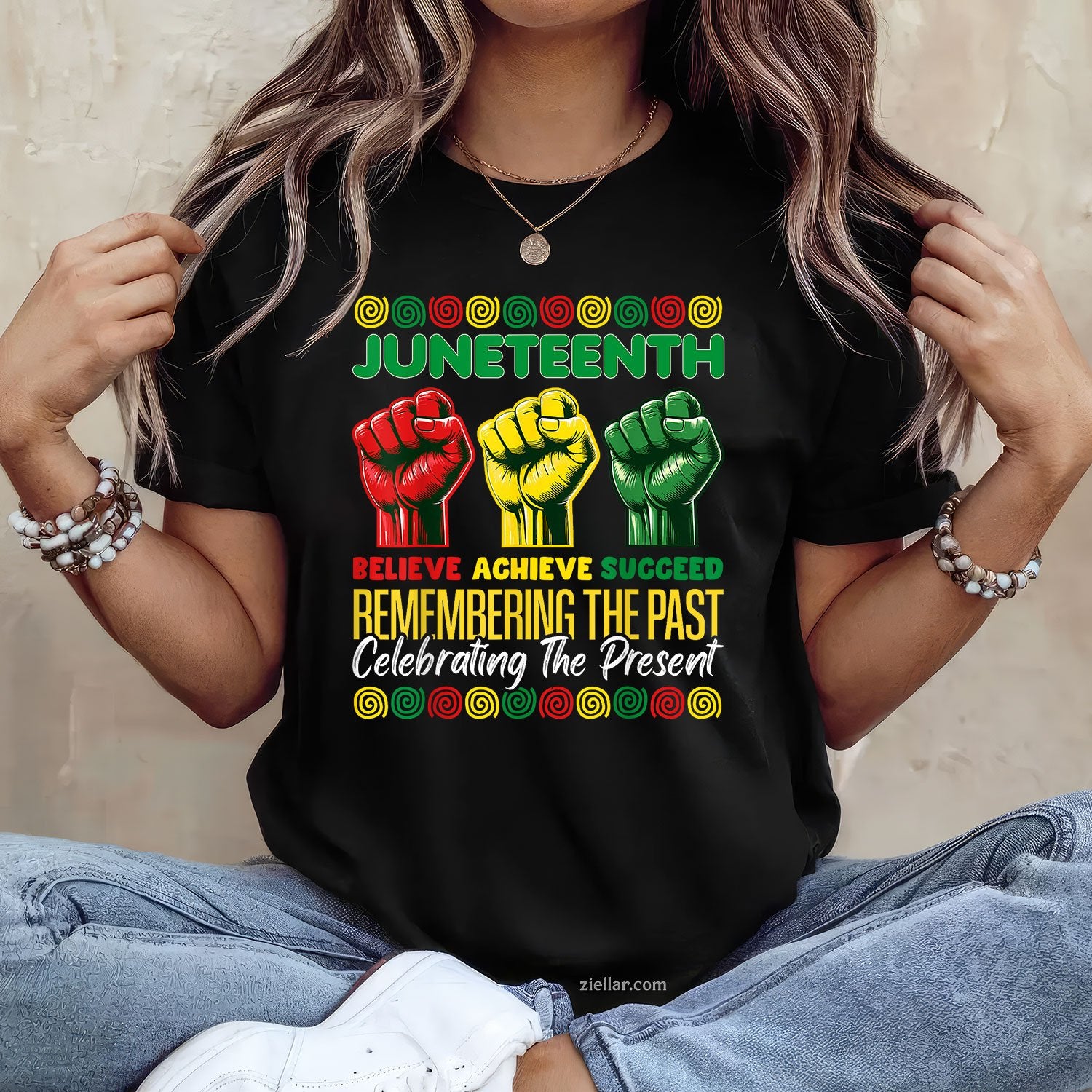 Fist Juneteenth African American Believe