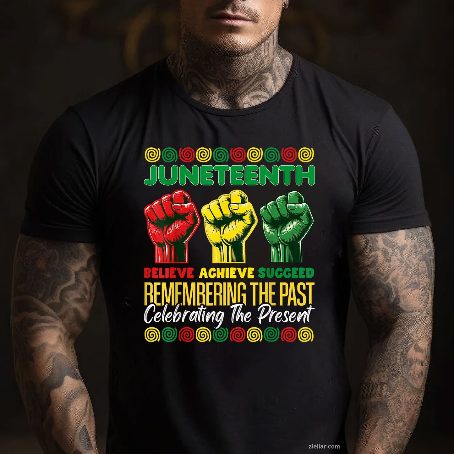 Fist Juneteenth African American Believe