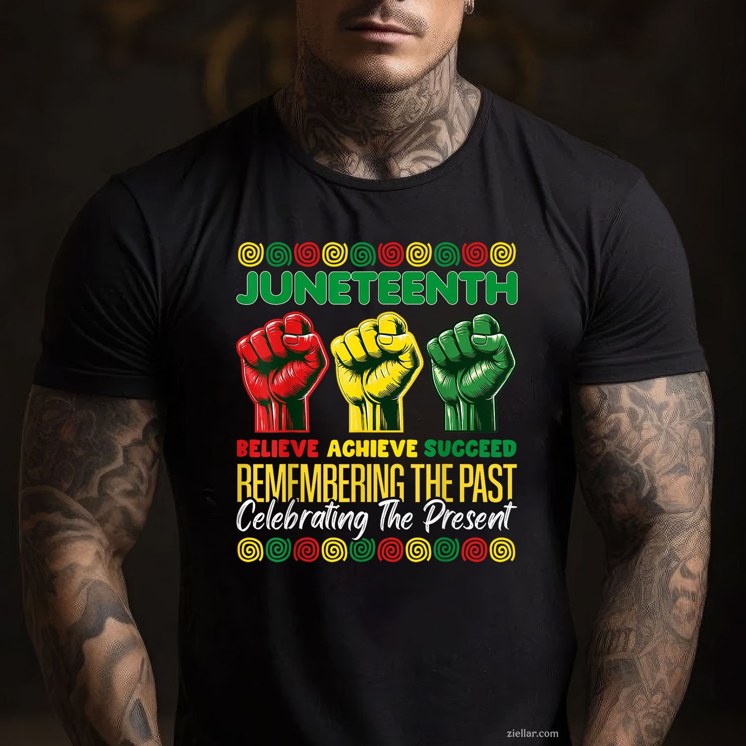 Fist Juneteenth African American Believe