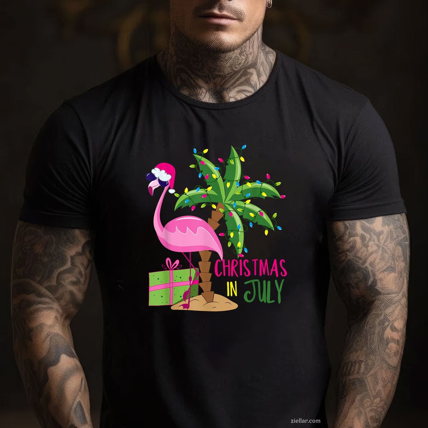 Flamingo Sunglasses Xmas Beach Tropical Christmas in
