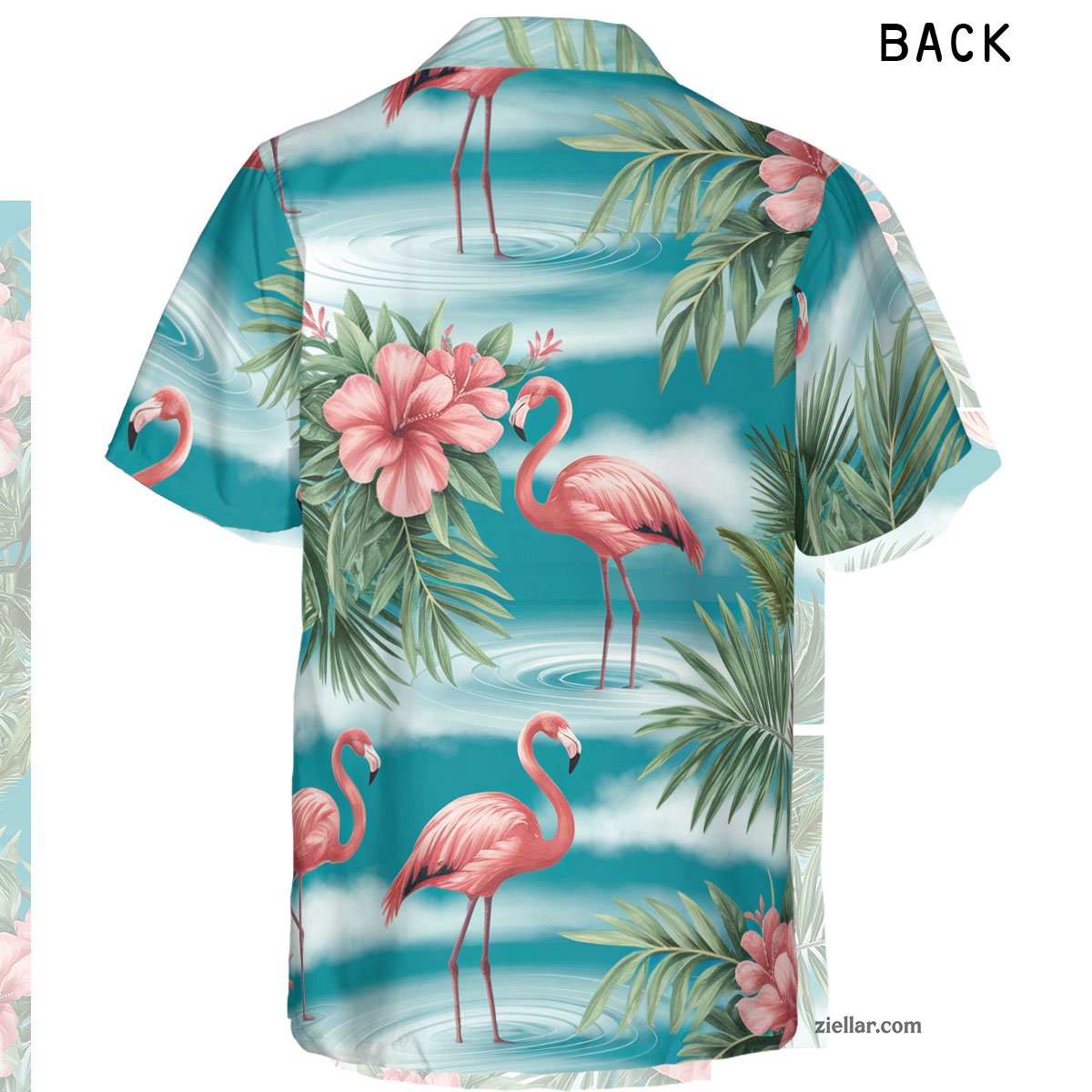 Flamingo and Tropical Flowers Hawaiian Shirts Men Women Beach Party – Aloha Style for Beach Parties