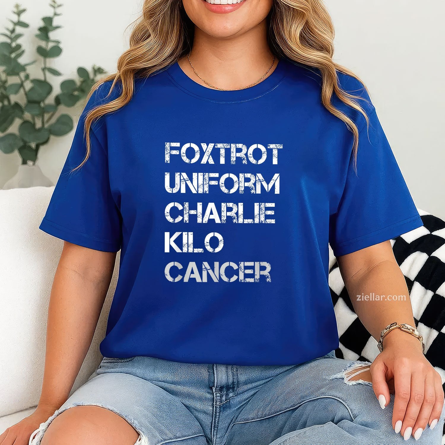 Foxtrot Uniform Charlie Kilo, Fuck Lung Cancer T-Shirt