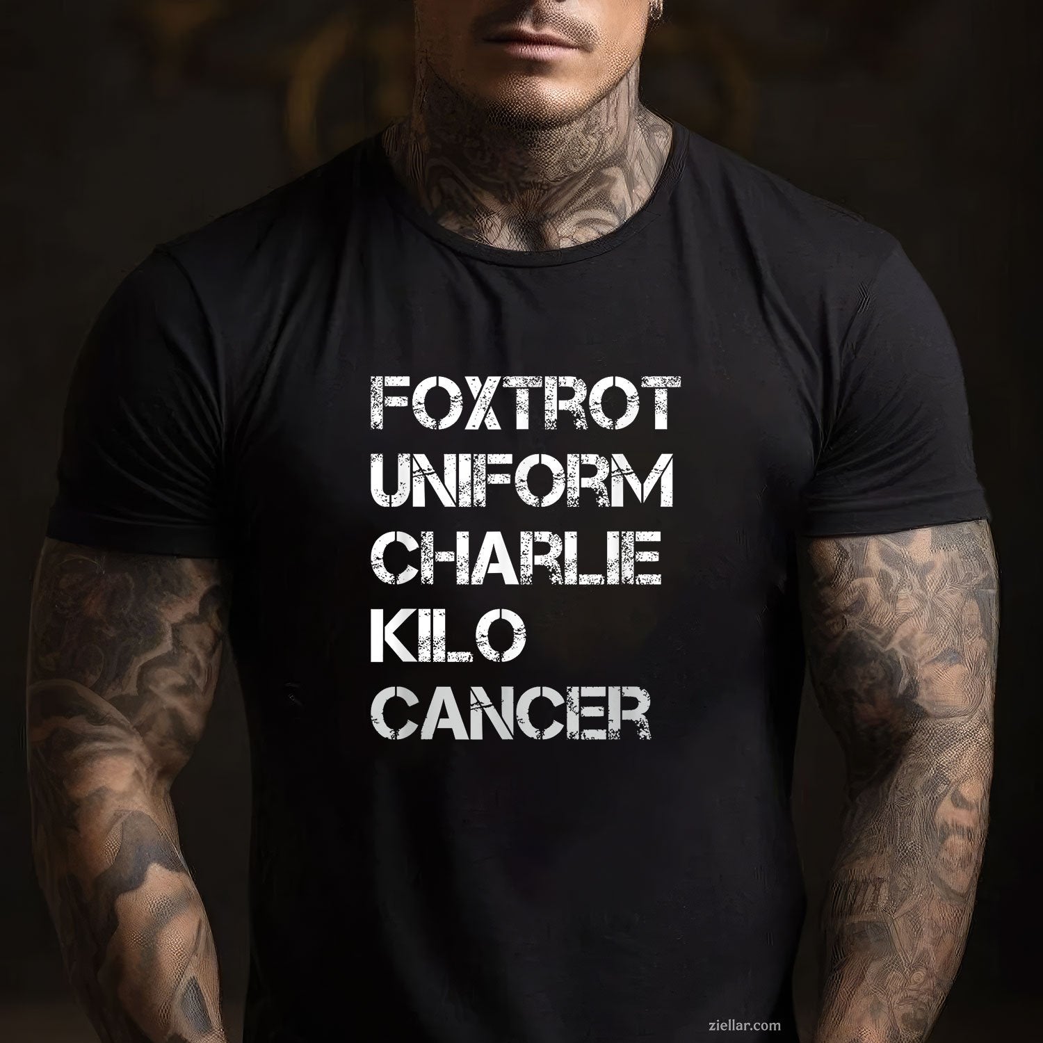 Foxtrot Uniform Charlie Kilo, Fuck Lung Cancer T-Shirt