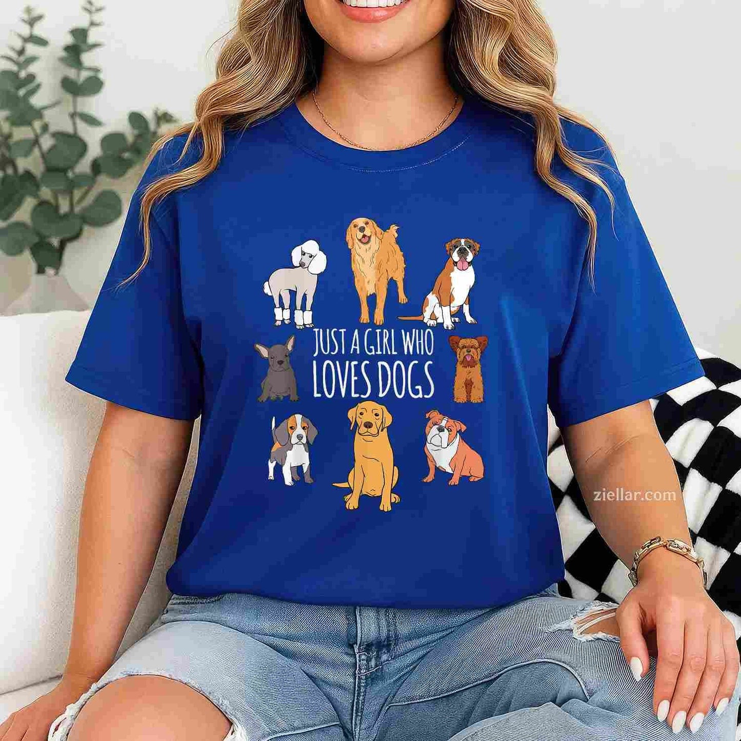 Fun Dog Puppy Lover Themed T-Shirt, Cute Graphic Tee For Adults Who Love Dogs