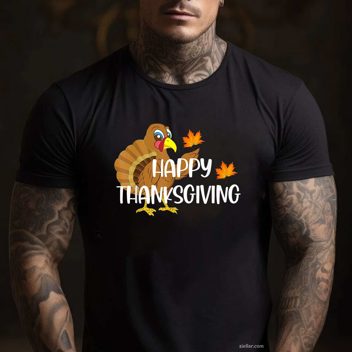 Fun Leg Day Thanksgiving Gifts Pilgrim Costume Turkey Day T-Shirt And Tee For Adults