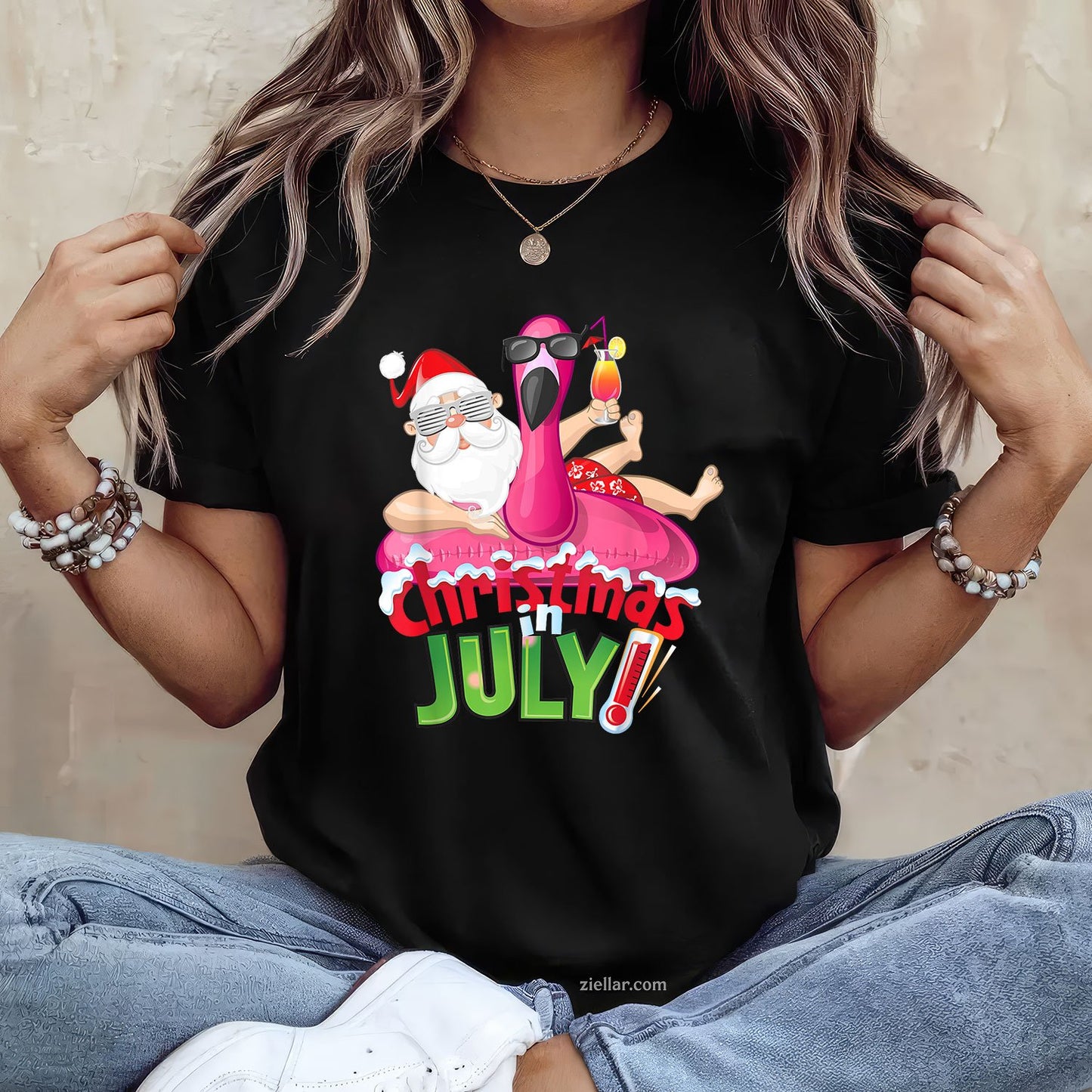 Funny Christmas in July Shirt Summer