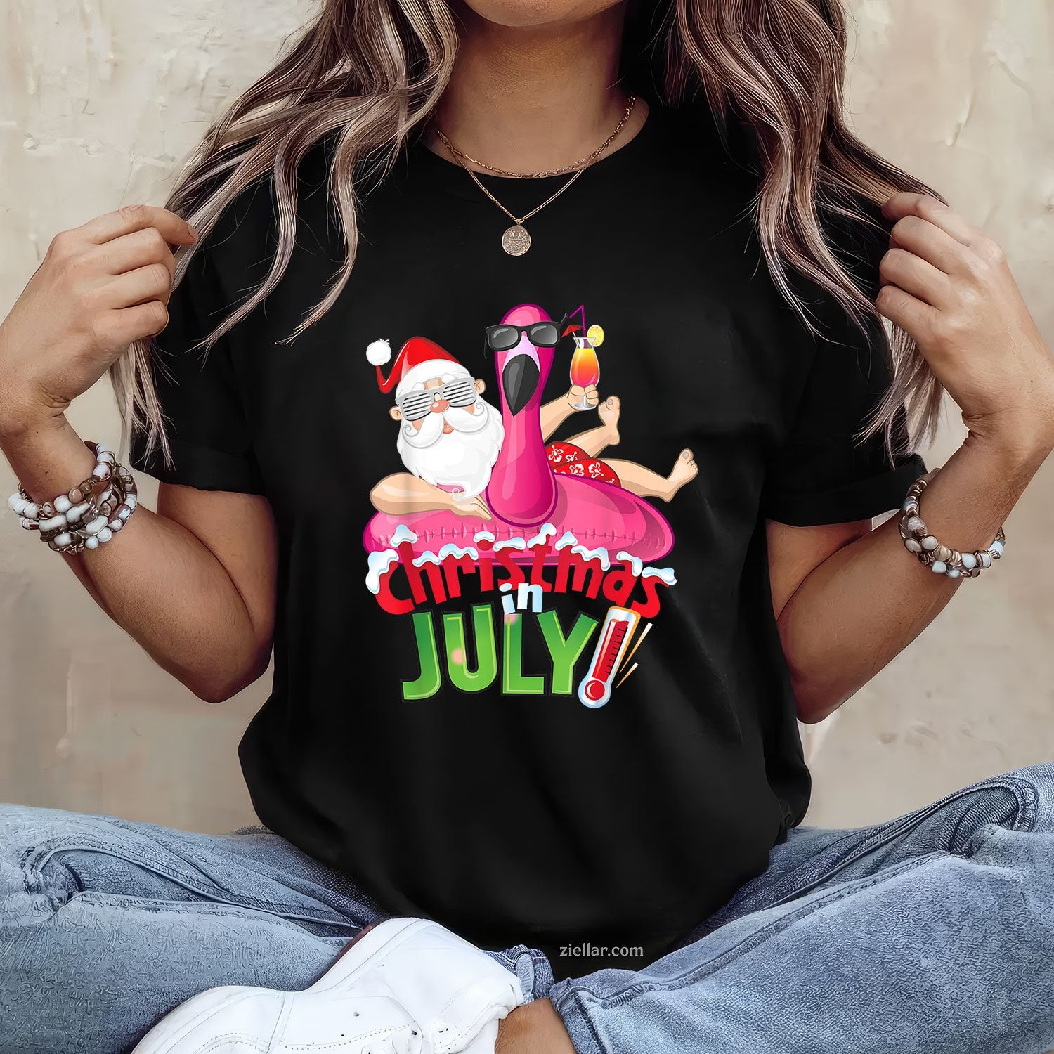 Funny Christmas in July Shirt Summer