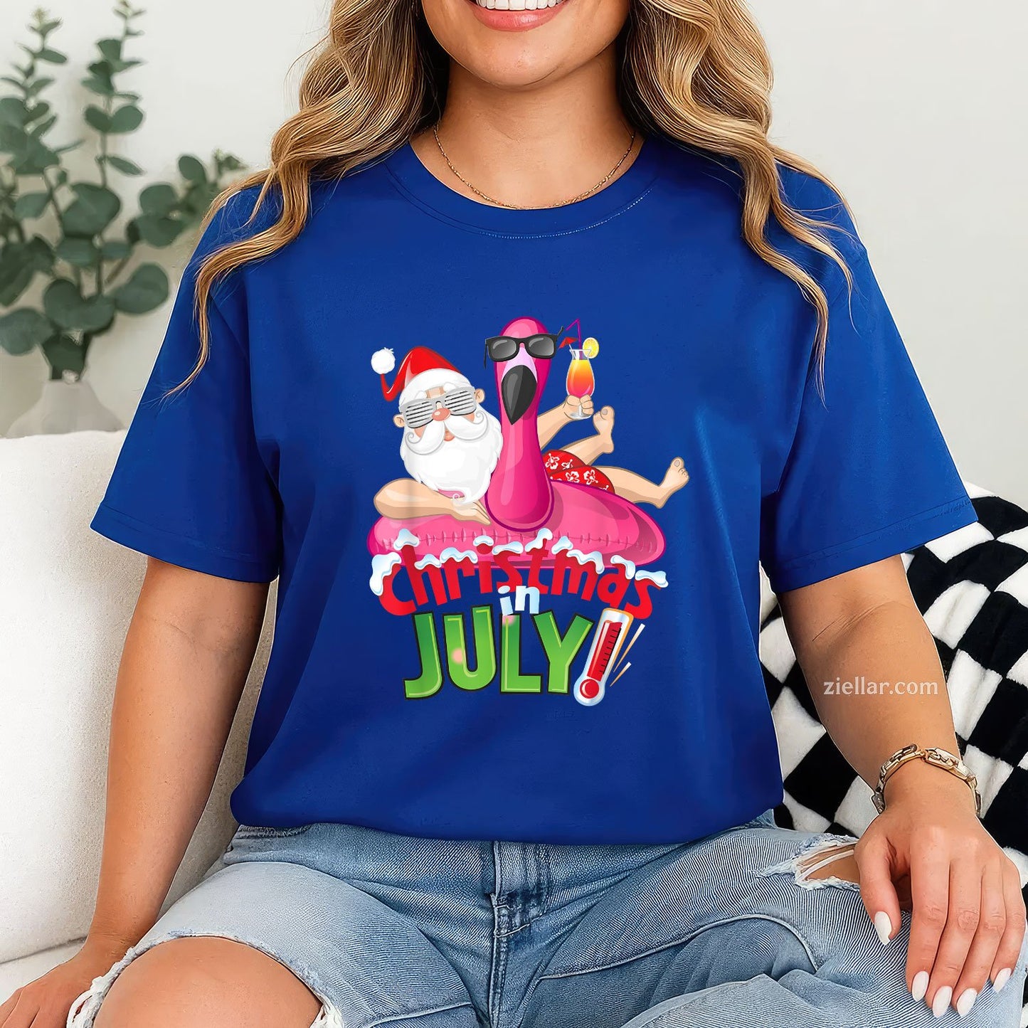 Funny Christmas in July Shirt Summer