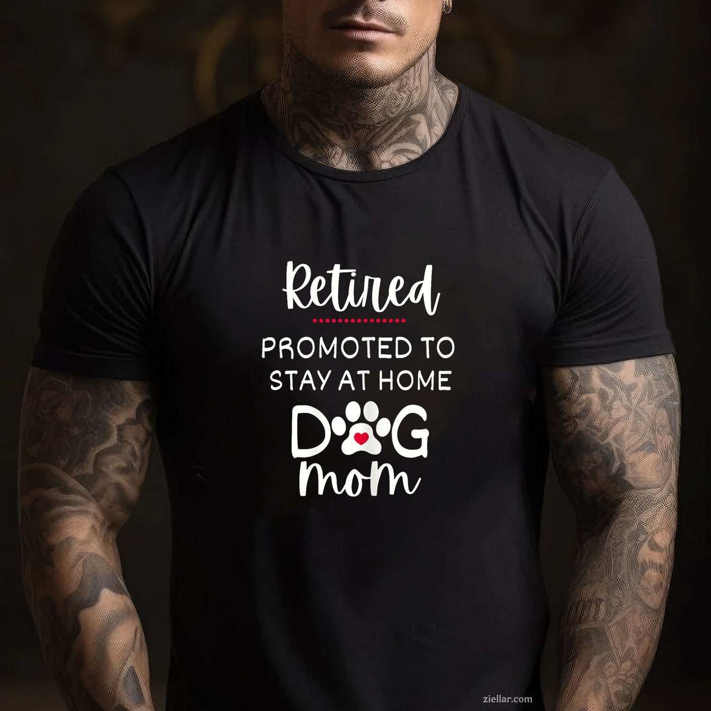 Funny Dog Mom Retirement For Dog Lover T-Shirt, Vintage Graphic Tee For Adults Women