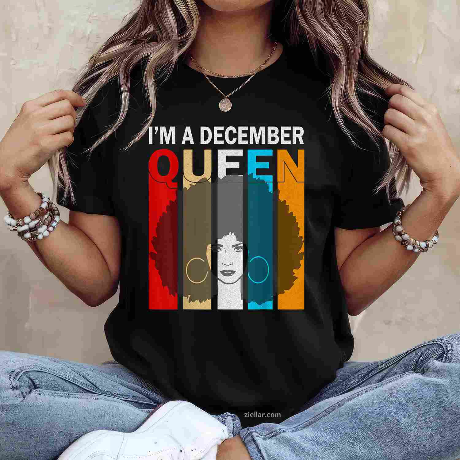 Funny Lion A Black King Was Born In December I Am Who I Am T-Shirt_ Cool Birthday Tee For Men