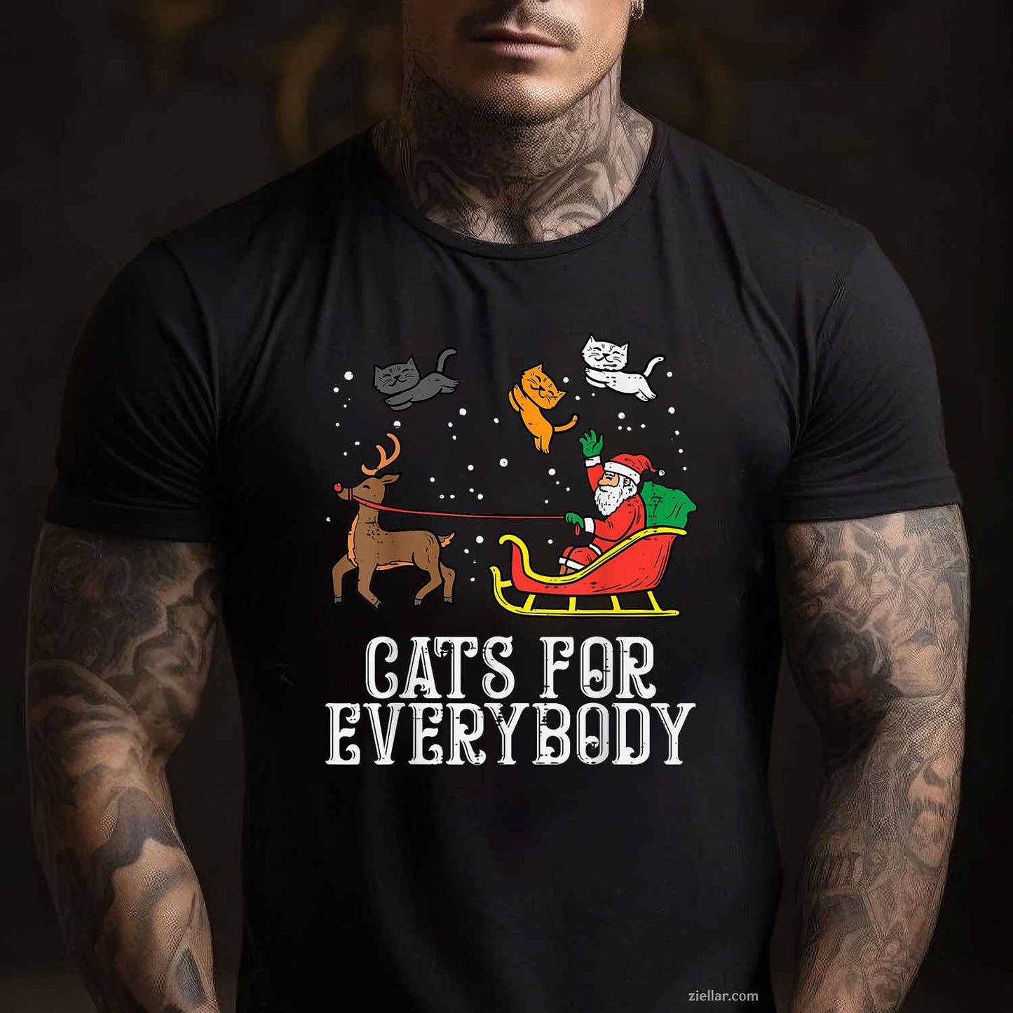Funny Santa With Sunglasses And Beer Christmas In July T-Shirt_ A Great Summer Holiday Party Tee