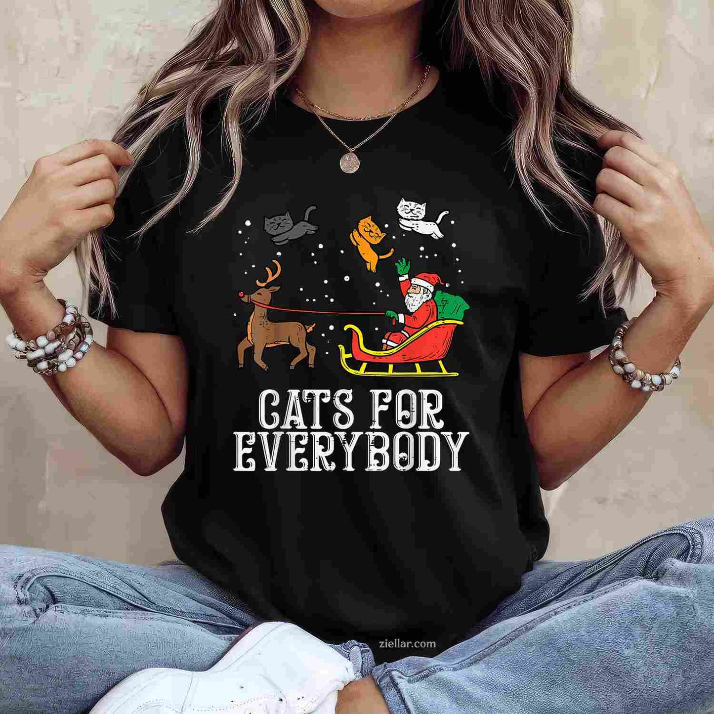 Funny Santa With Sunglasses And Beer Christmas In July T-Shirt_ A Great Summer Holiday Party Tee