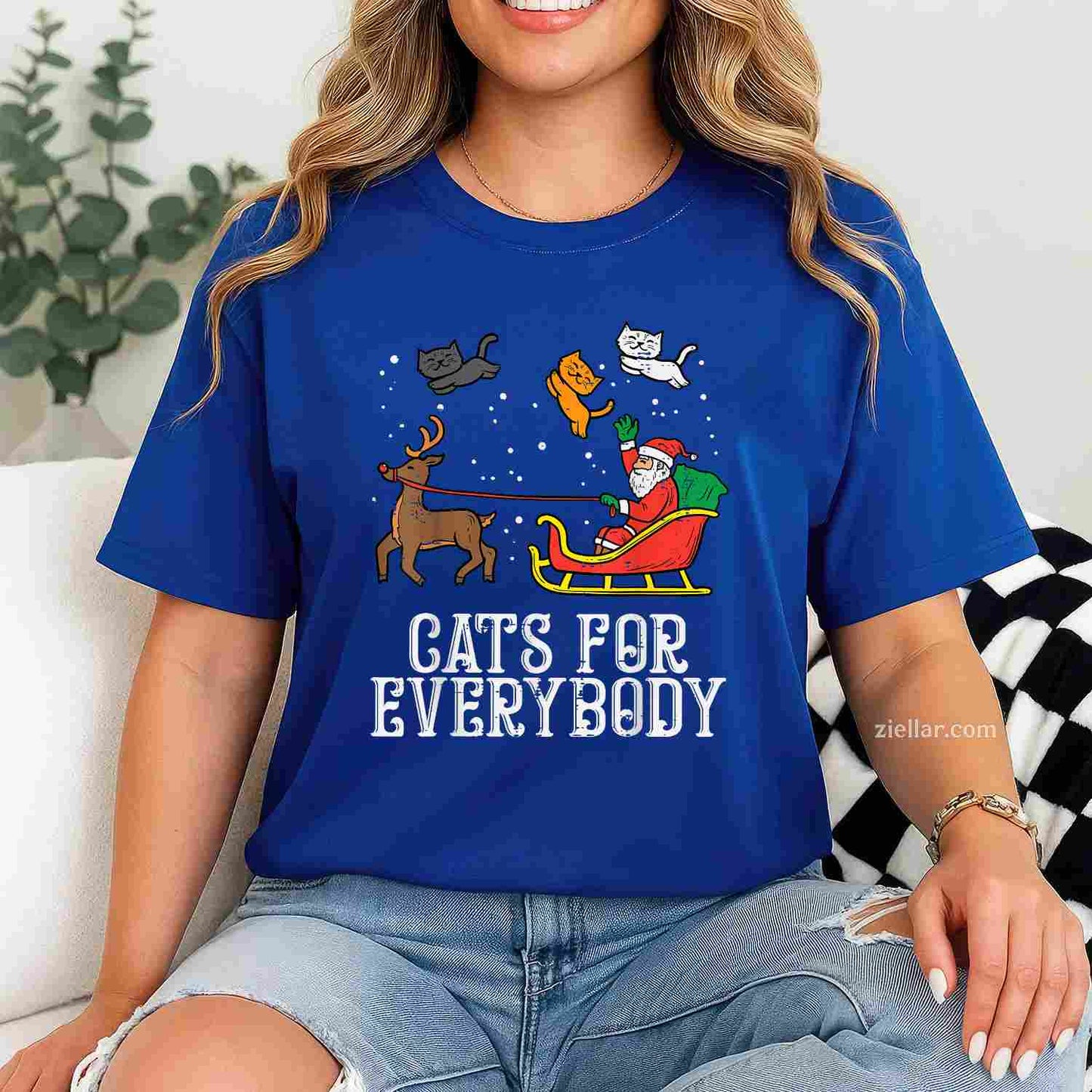 Funny Santa With Sunglasses And Beer Christmas In July T-Shirt_ A Great Summer Holiday Party Tee