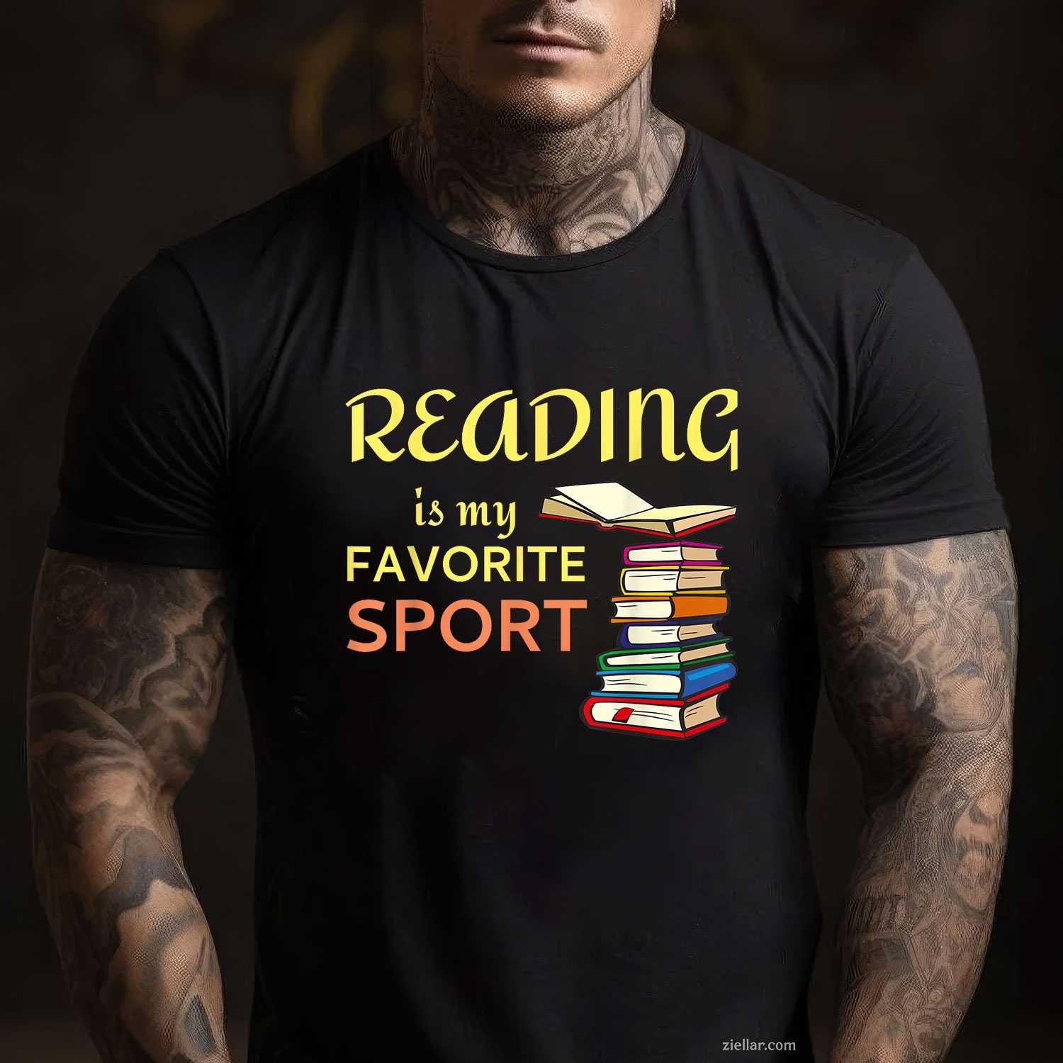 Funny T-Shirt Reading Is My Favorite Sport for Book Lovers T-Shirt