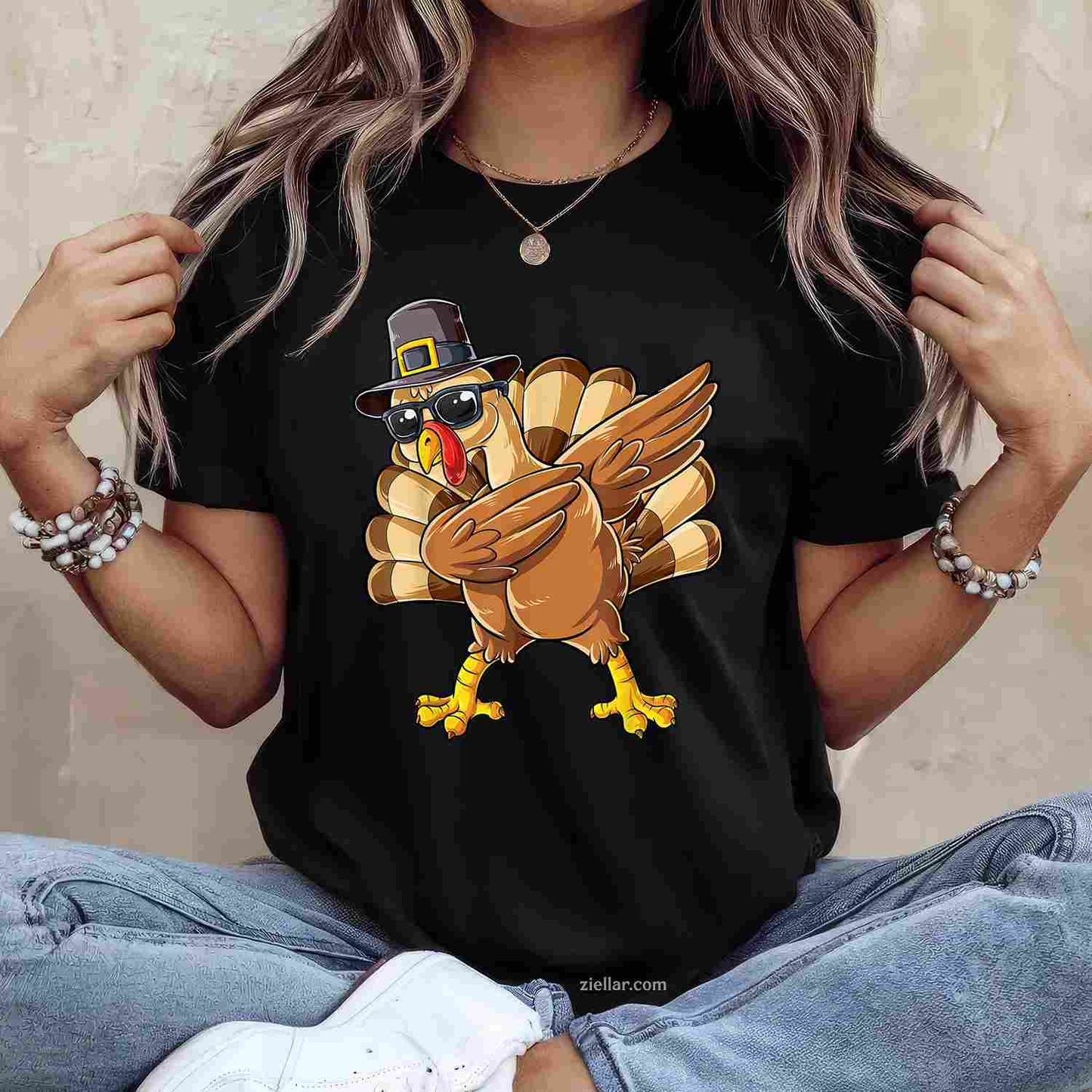 Gobble Til You Wobble Shirt Outfit Funny Thanksgiving T-Shirt And Tee For Men Women