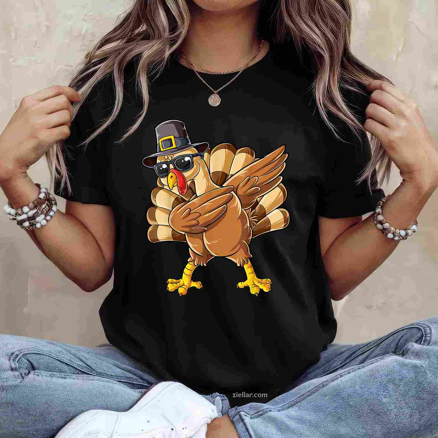Gobble Til You Wobble Shirt Outfit Funny Thanksgiving T-Shirt And Tee For Men Women