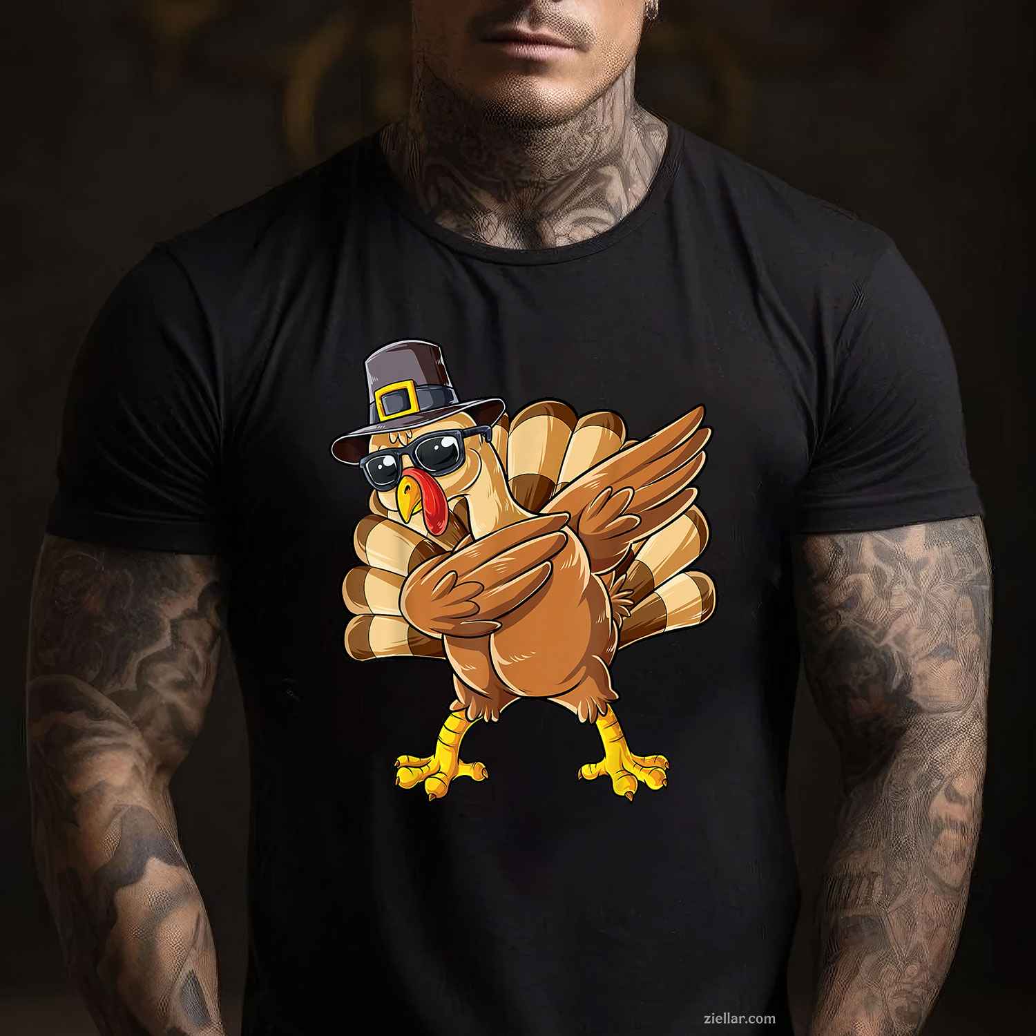 Gobble Til You Wobble Shirt Outfit Funny Thanksgiving T-Shirt And Tee For Men Women