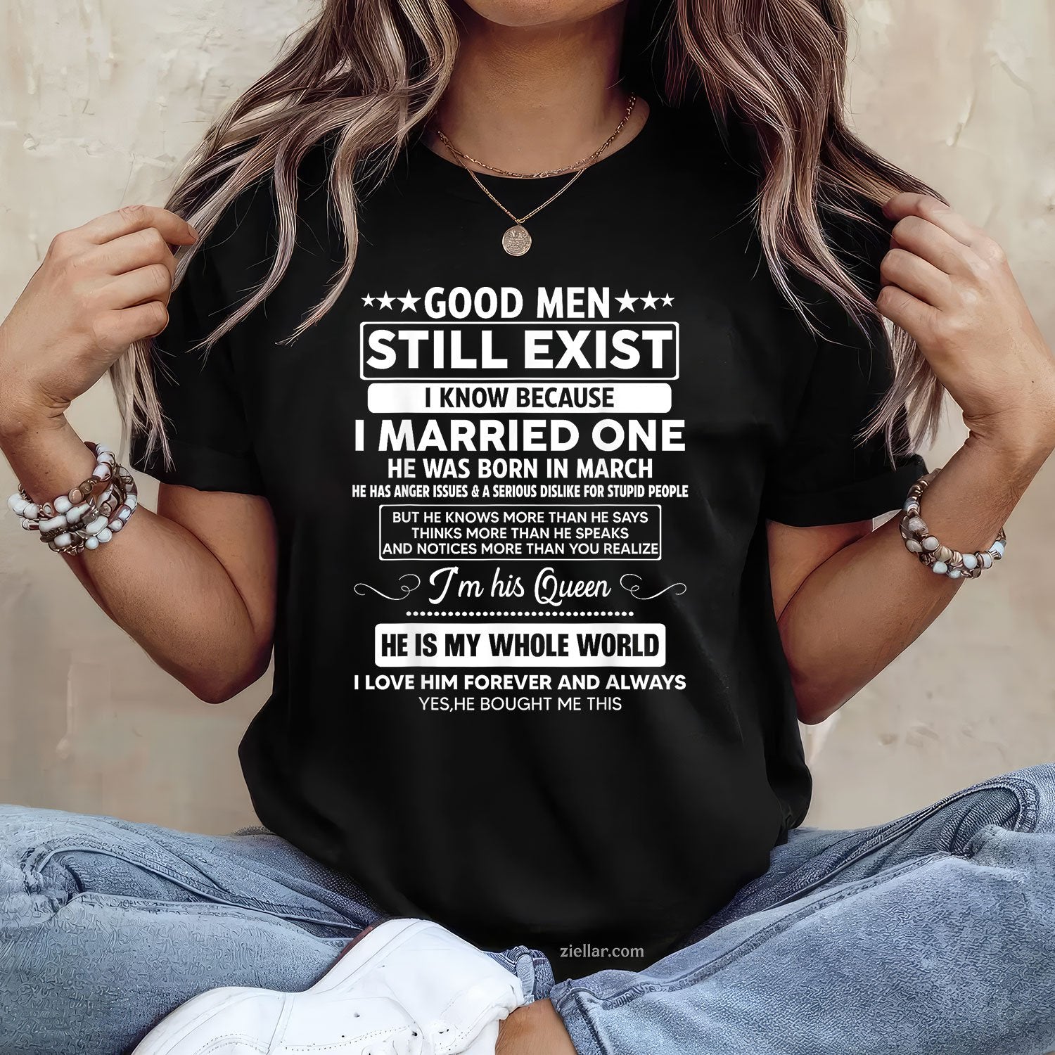 Good Men Still Exist March Birthday Tee and T-Shirt, Funny T-Shirt Gift for Men Adults