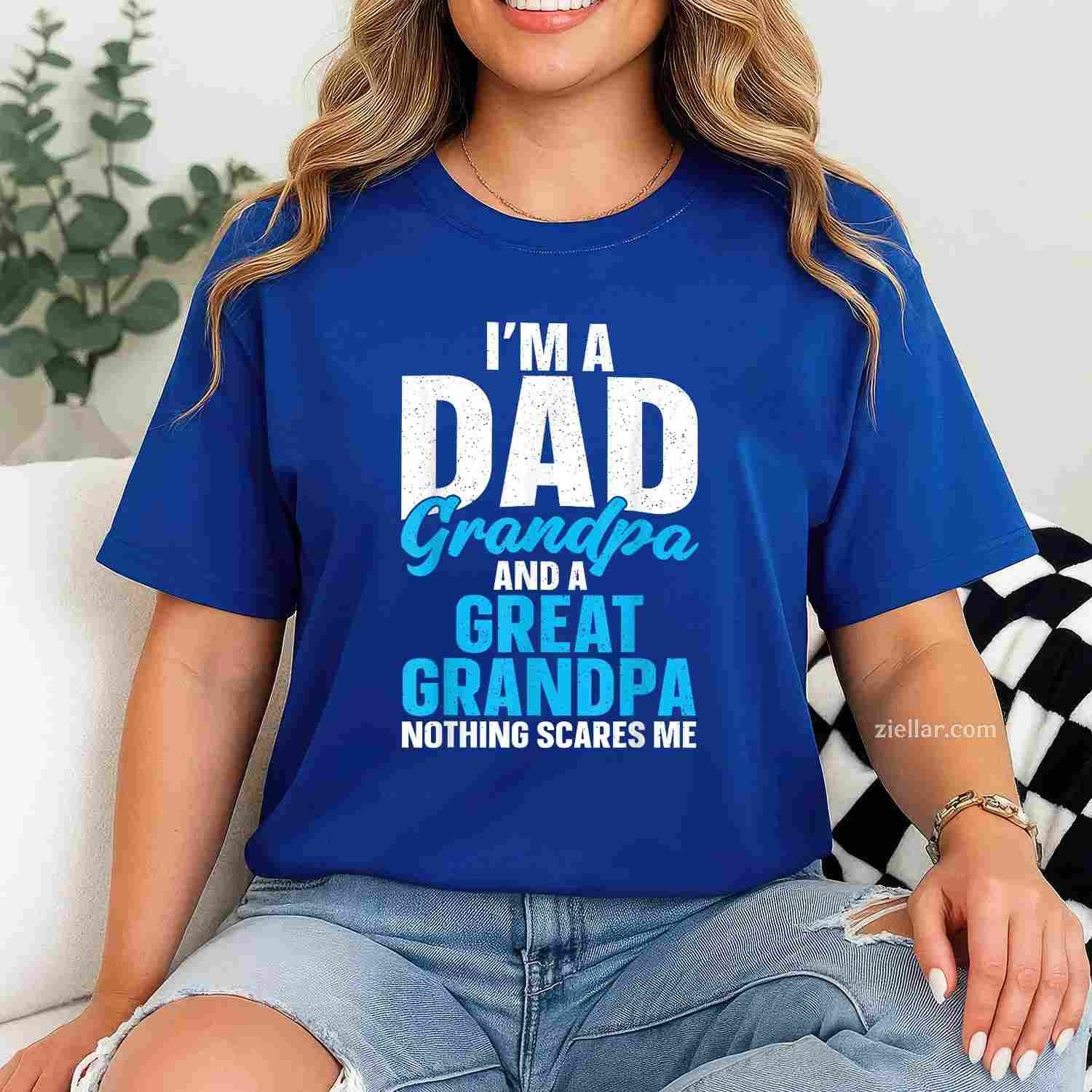Great Grandpa Art For Great Grandfather Men Grandparents Day T-Shirt Tee Tee Gift