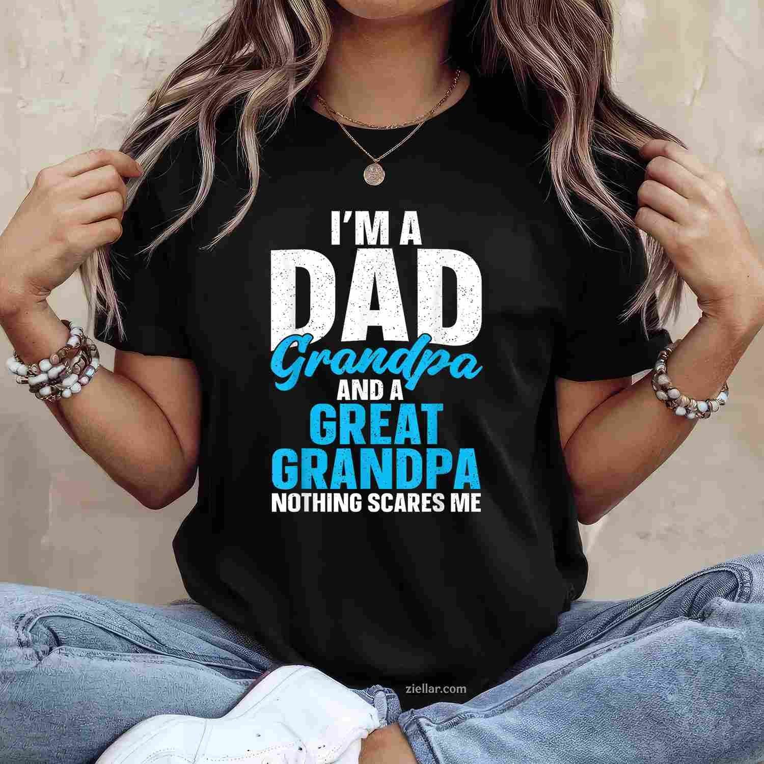 Great Grandpa Art For Great Grandfather Men Grandparents Day T-Shirt Tee Tee Gift